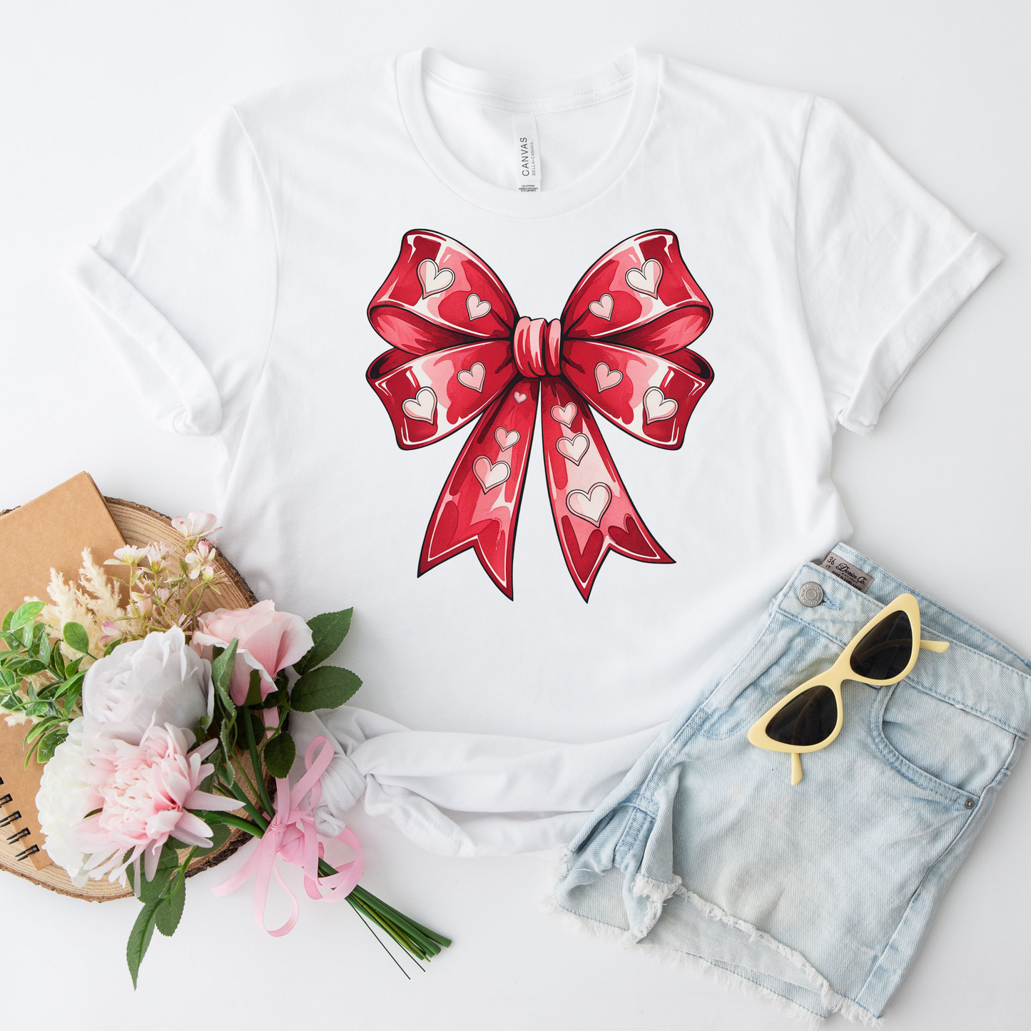 Valentines Day Coquette Bow png