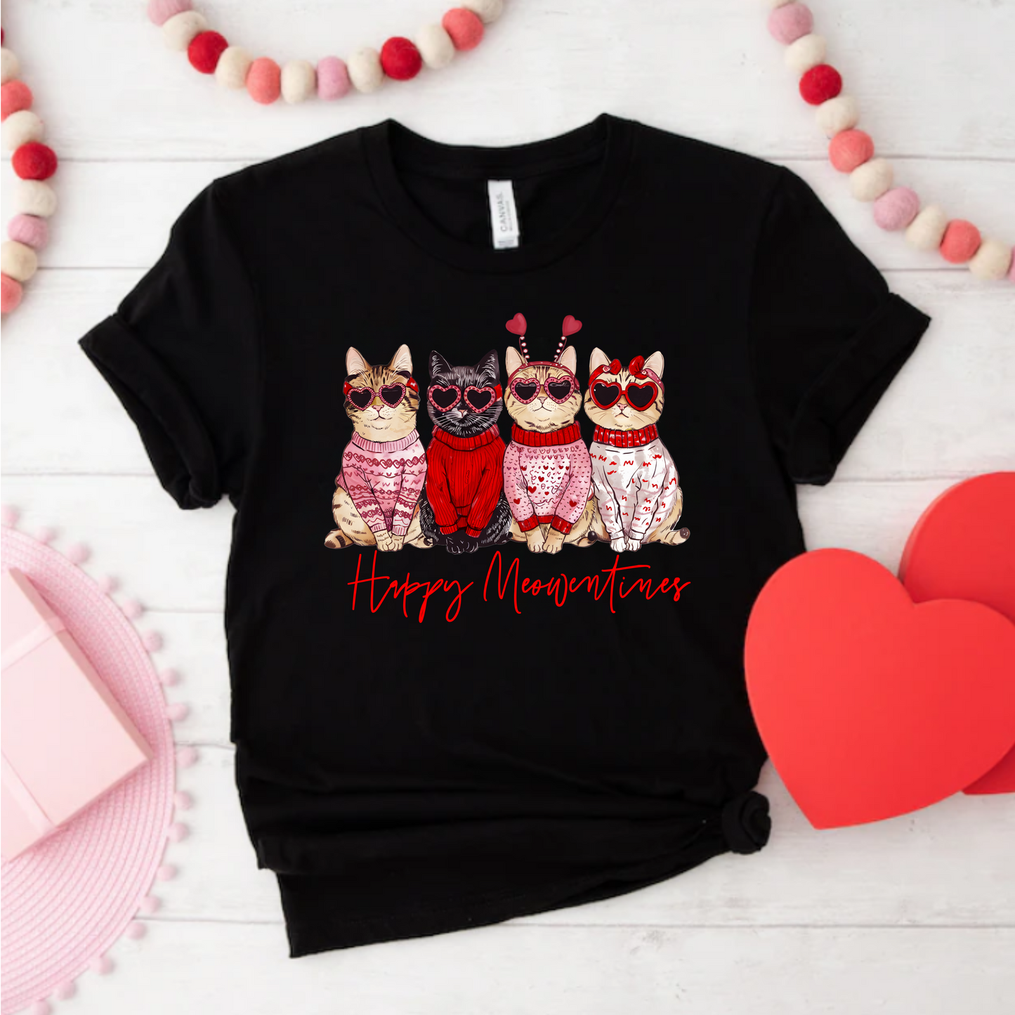 Happy Meowentines T-shirt