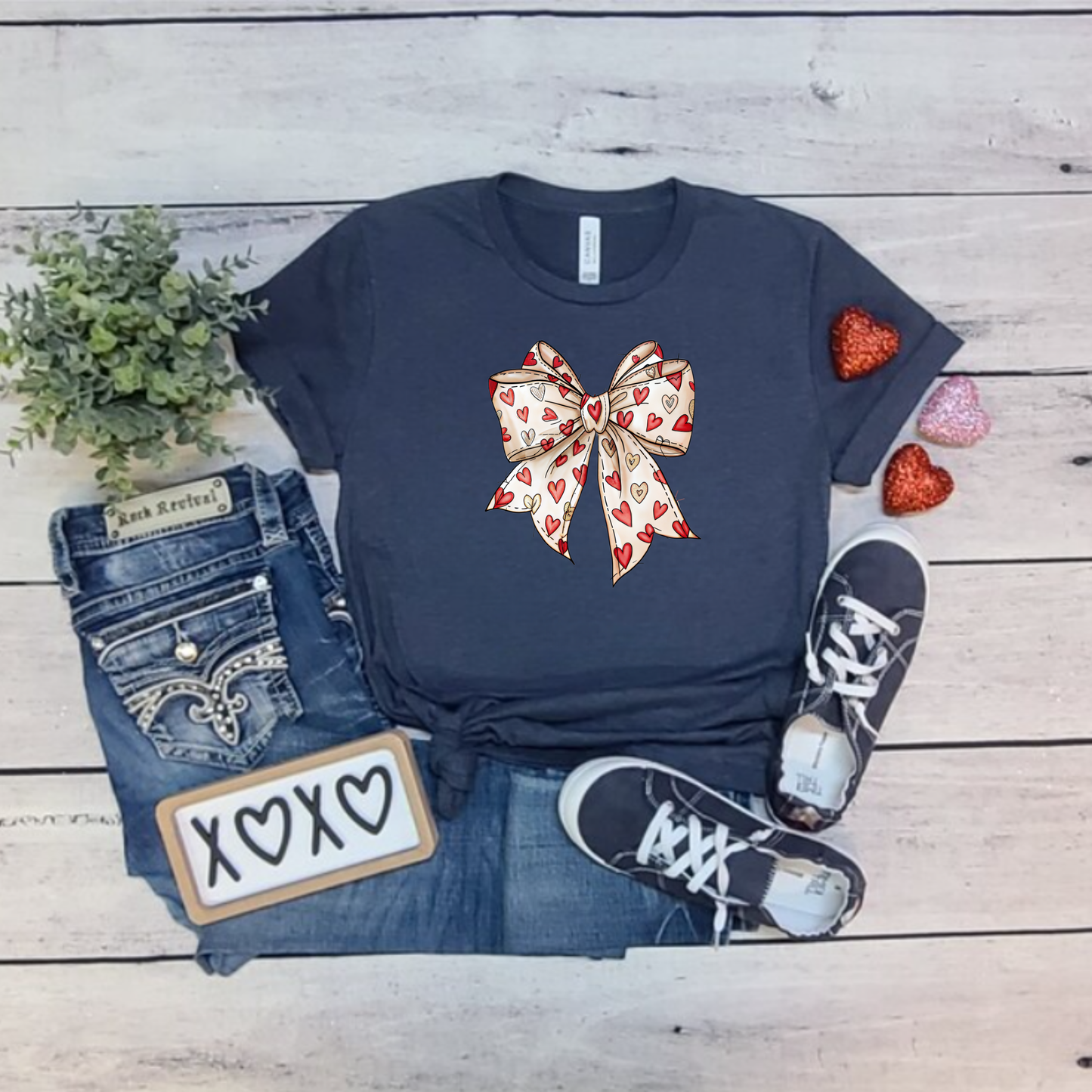 Heart Coquette Bow T-Shirt