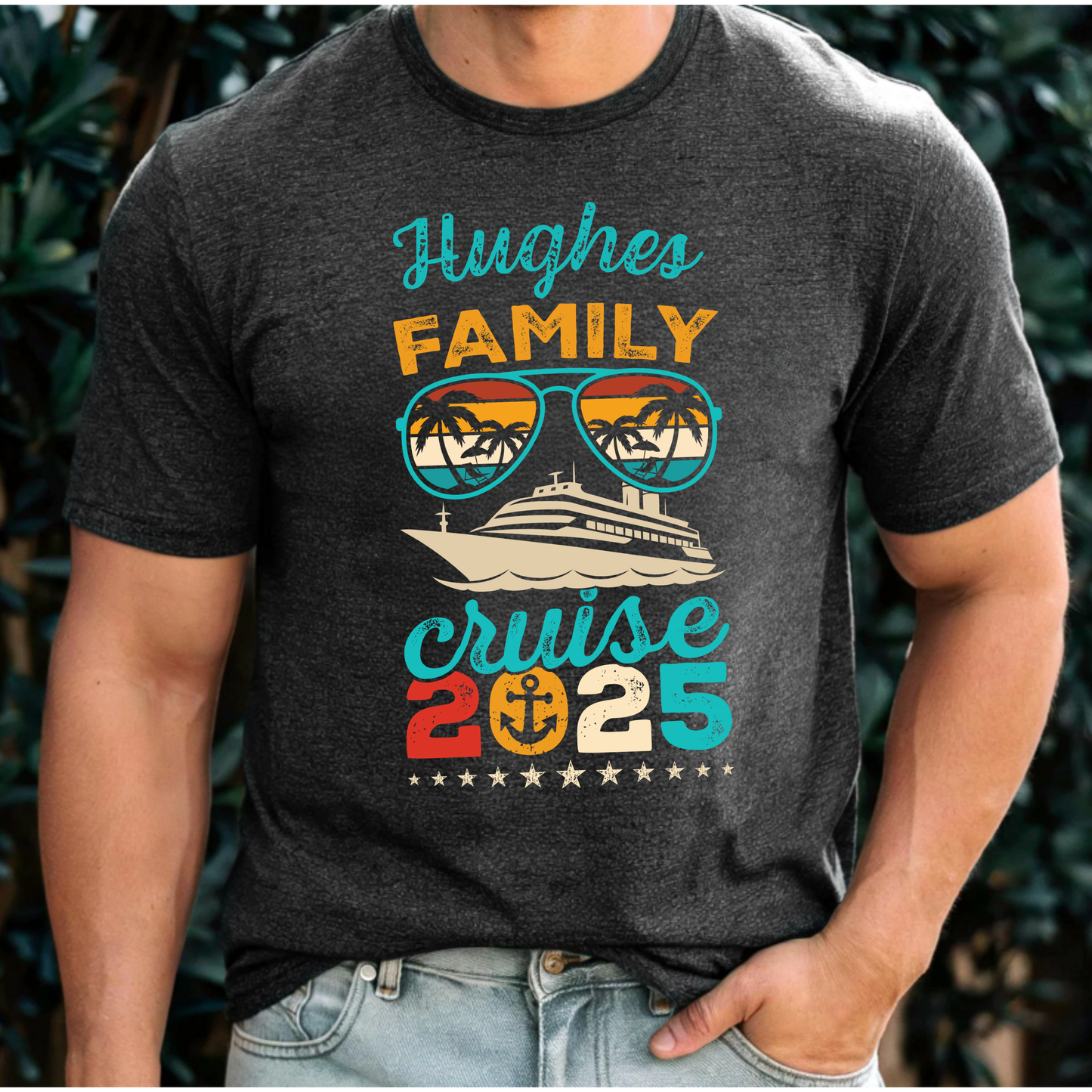 Customized Family Cruise 2025 Unisex Tee