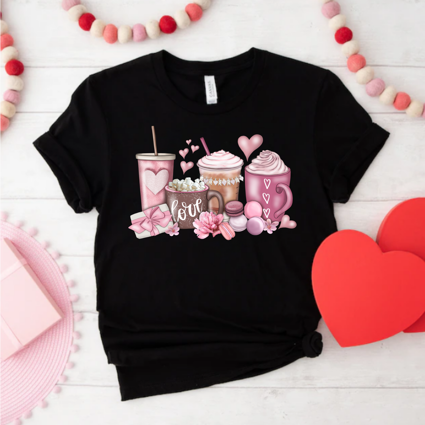 Valentines Day Latte T-shirt