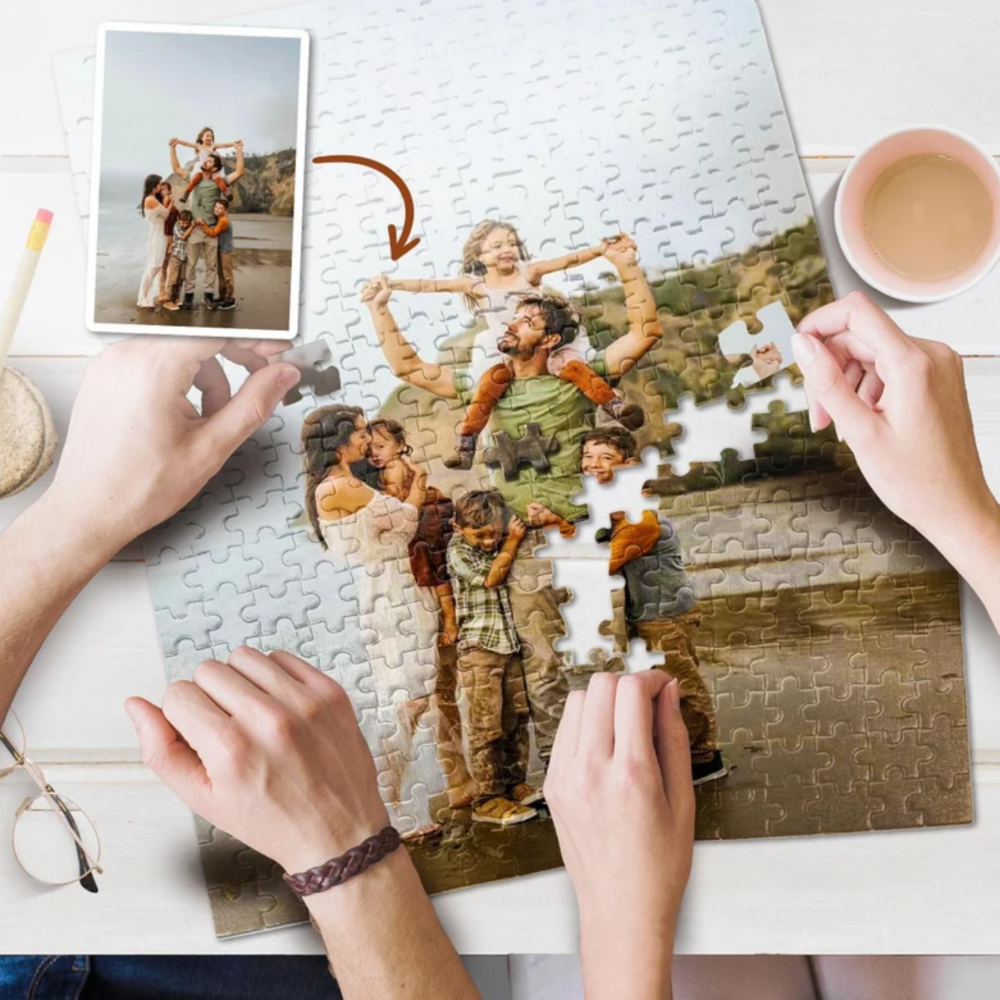 Customized Jigsaw Puzzle with Tin