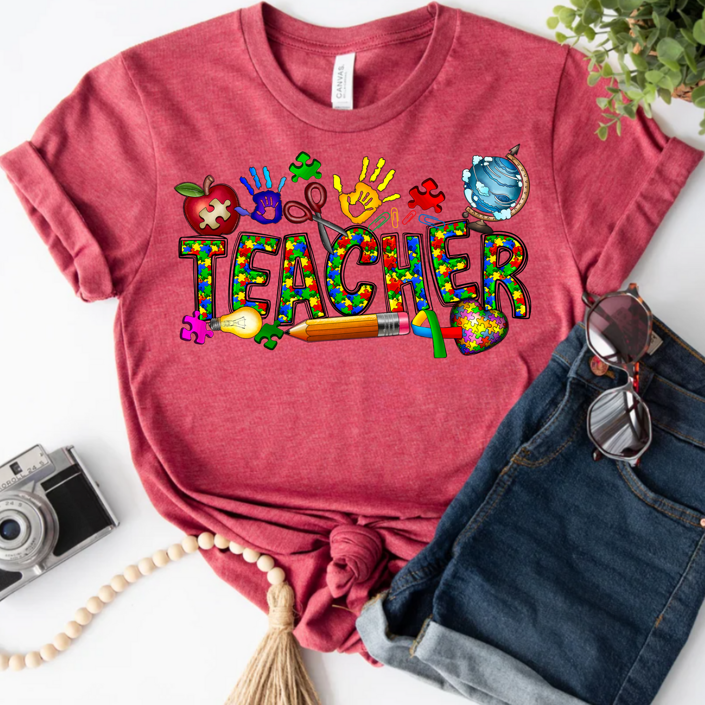 Autism Teacher Tee