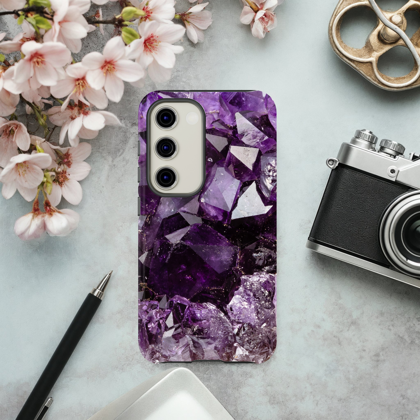 Purple Geode Phone Case