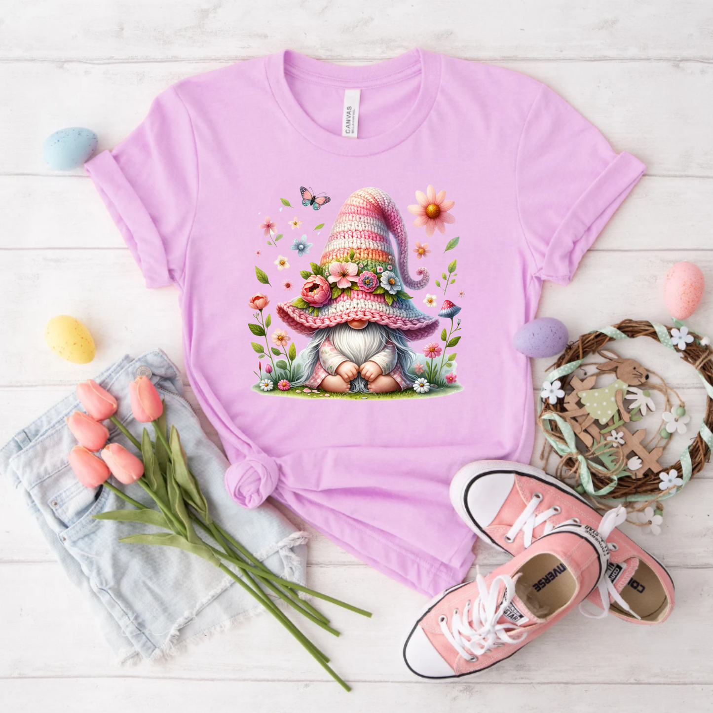 Spring time gnome png