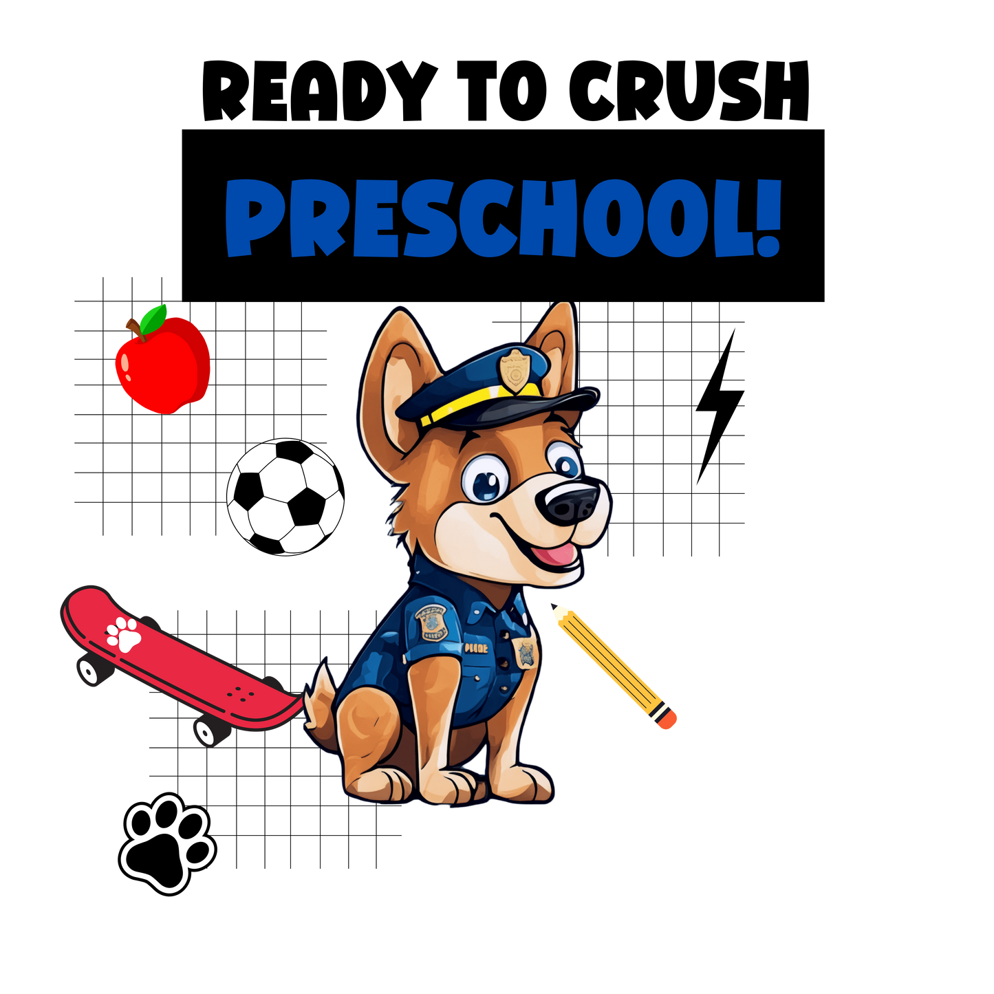 Ready to crush preschool png