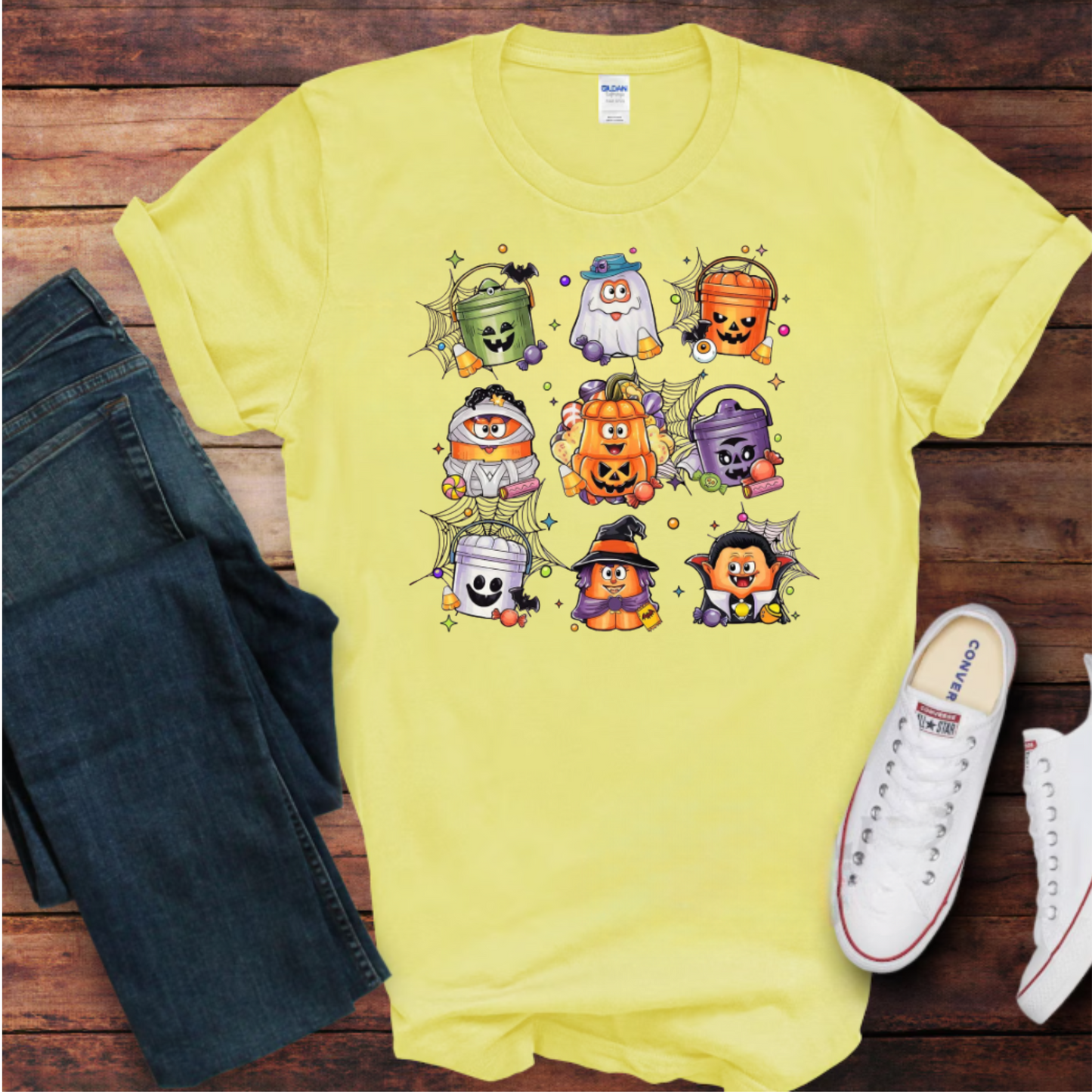 Halloween Nugget Characters T-Shirt