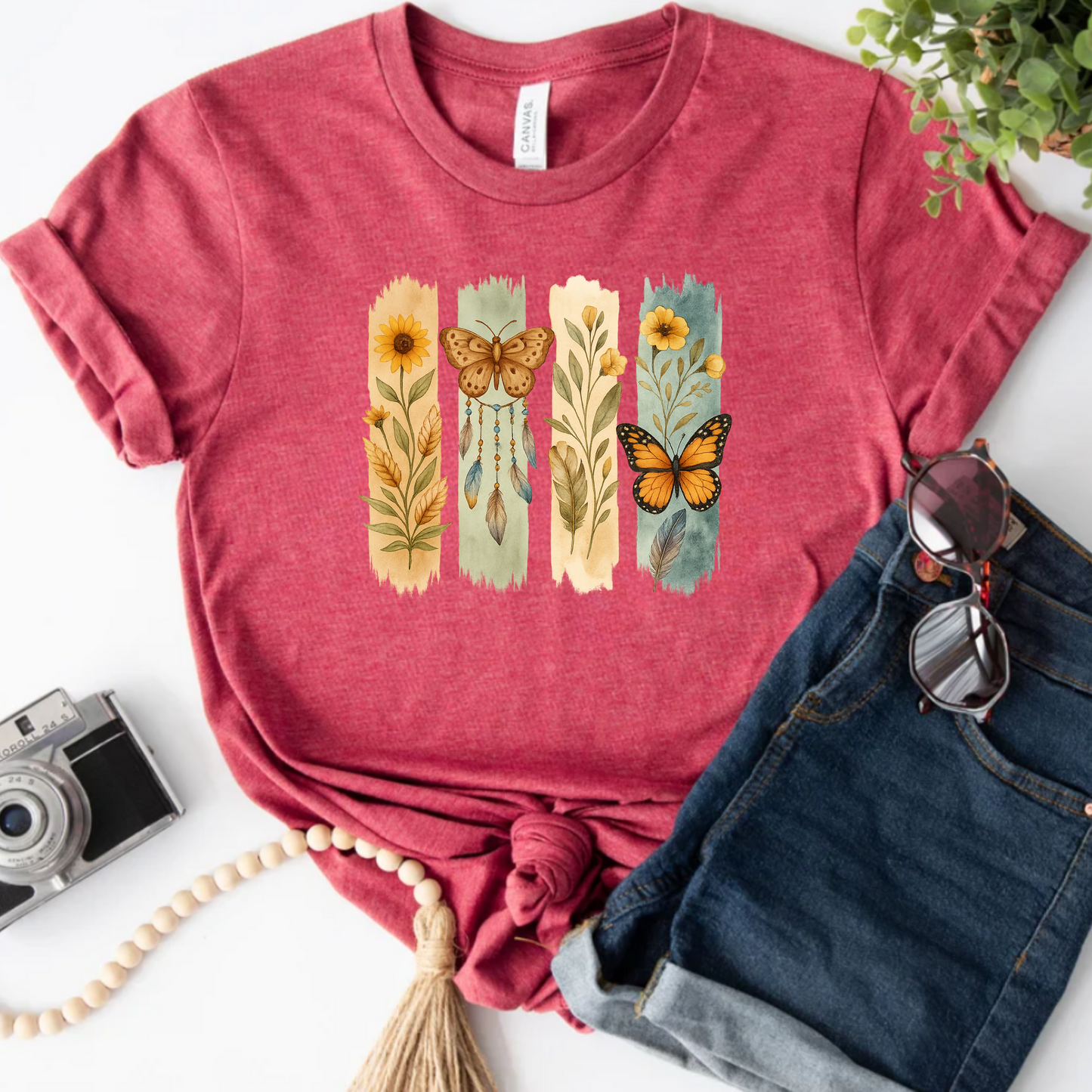 Butterfly Brush Strokes Tee