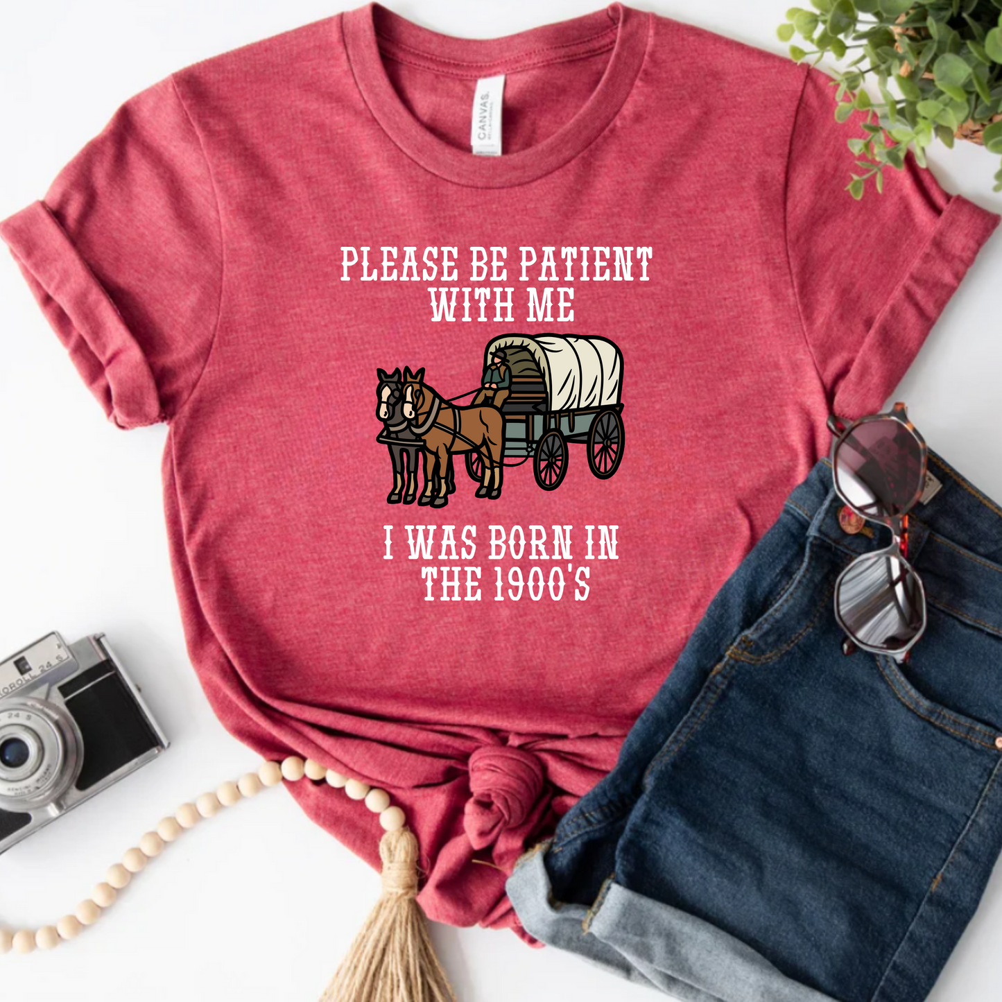 T-Shirt - Born in the 1900s Vintage Vibes Unisex Tee