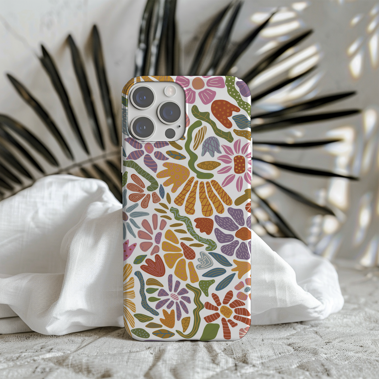 Phone Case - Abstract Flower Design