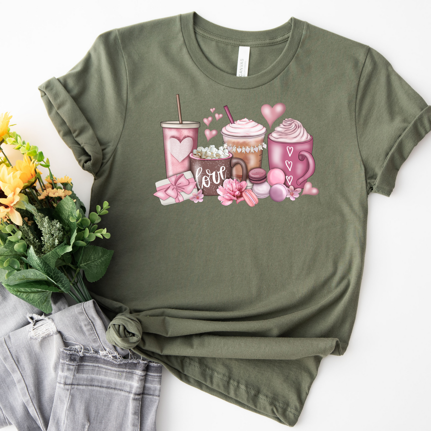 Valentines Day Latte T-shirt