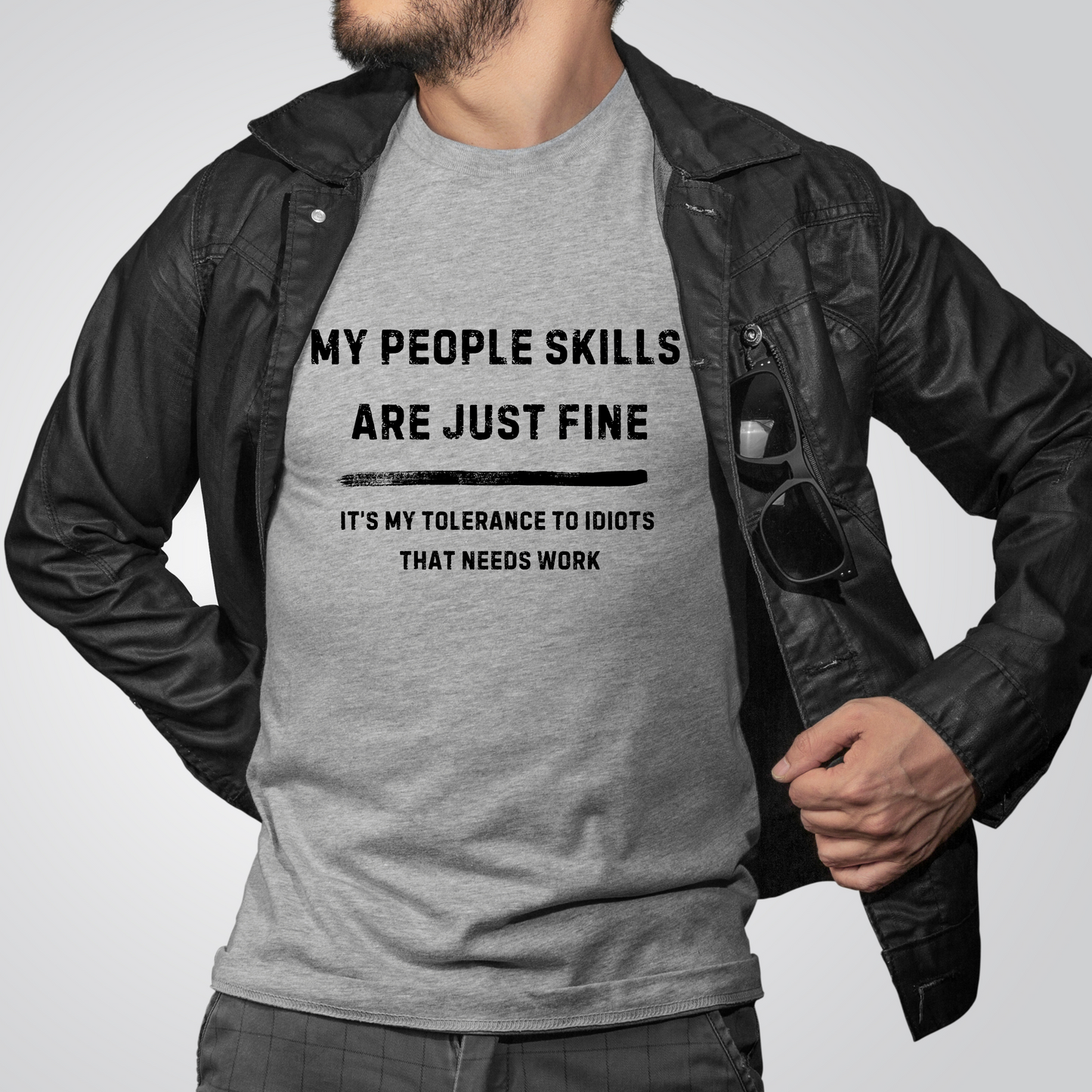 Funny People Skills Men's Tee