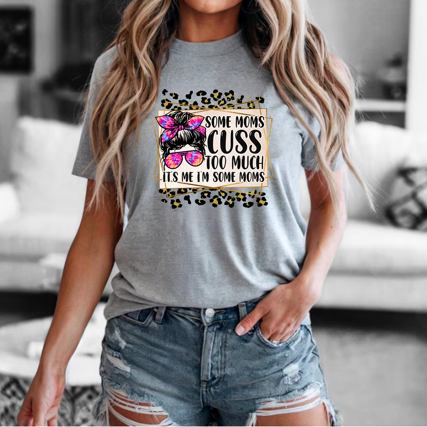 Funny Mom Unisex Tee - Some Moms Cuss Too Much