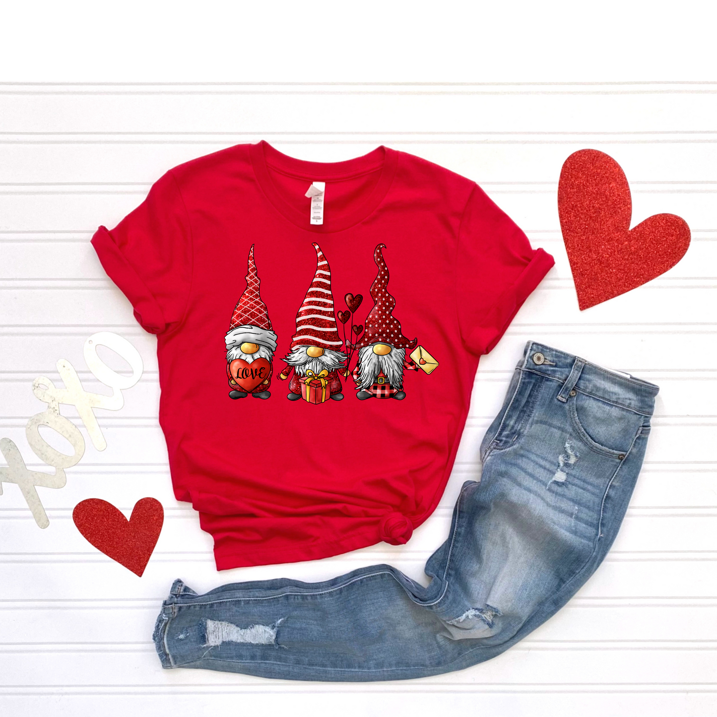 Valentines Day Gnomes Tee