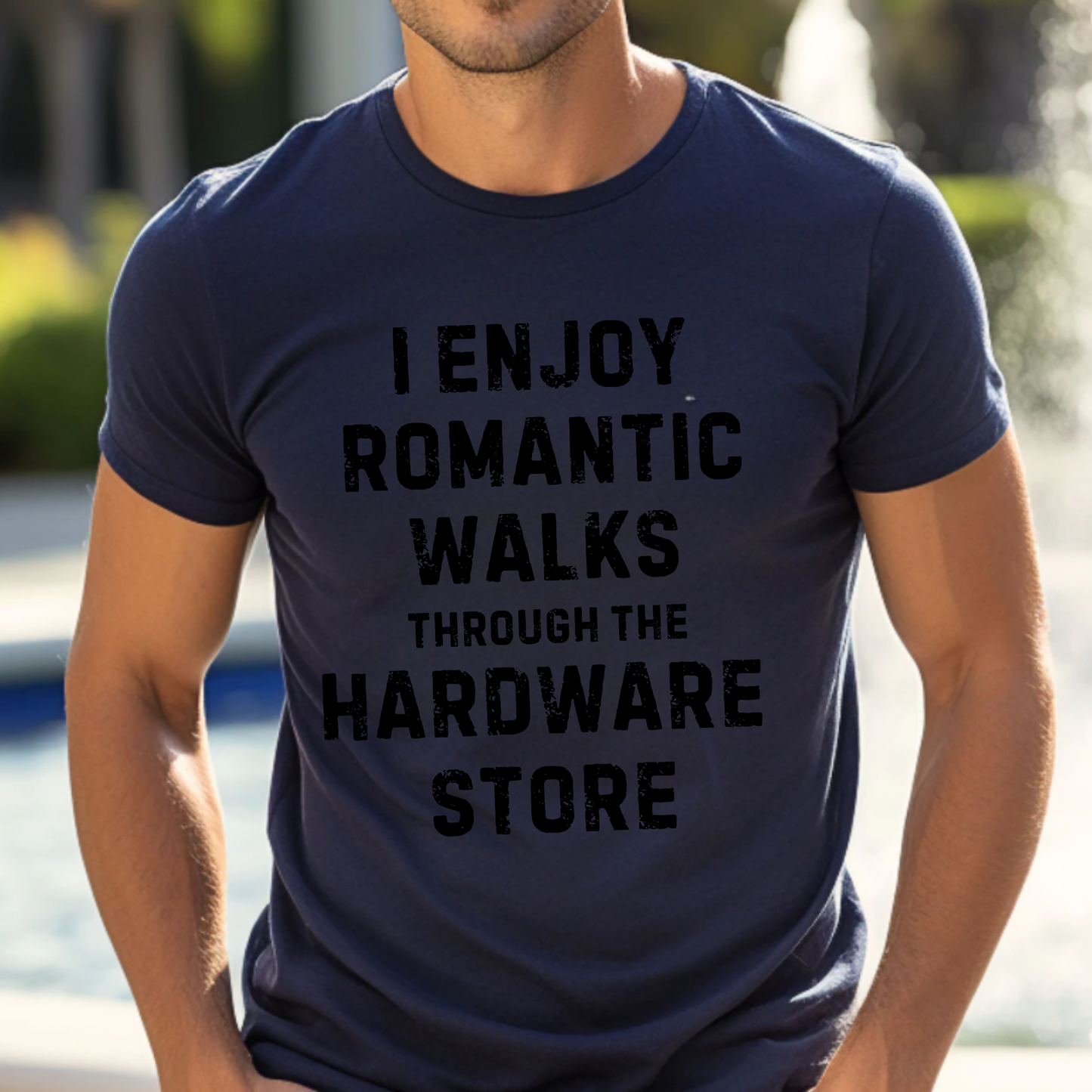 Mens Shirt Romantic Hardware Store Walks Tee