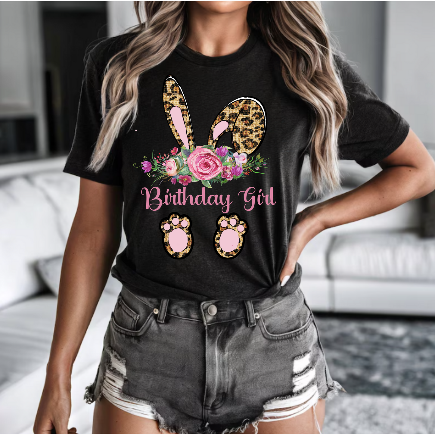 Easter Birthday Girl Tee