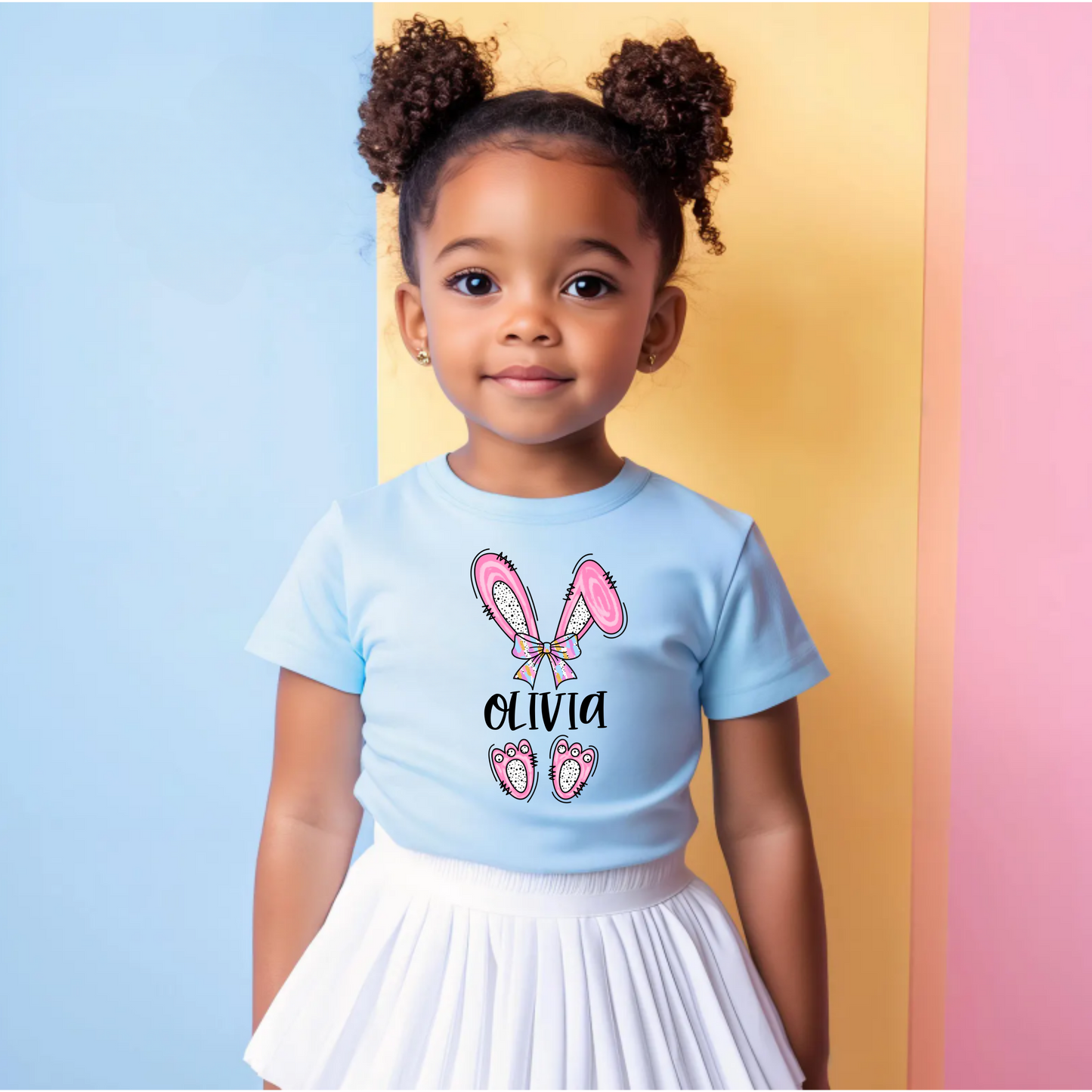 Customized children's Easter bunny png