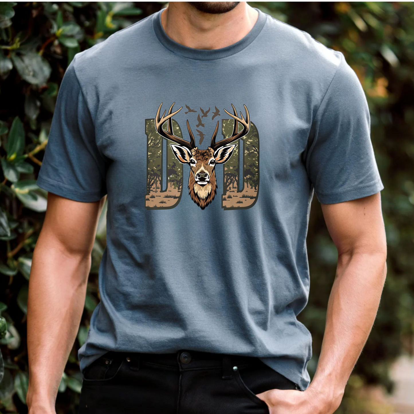 Deer "Dad" png digital download