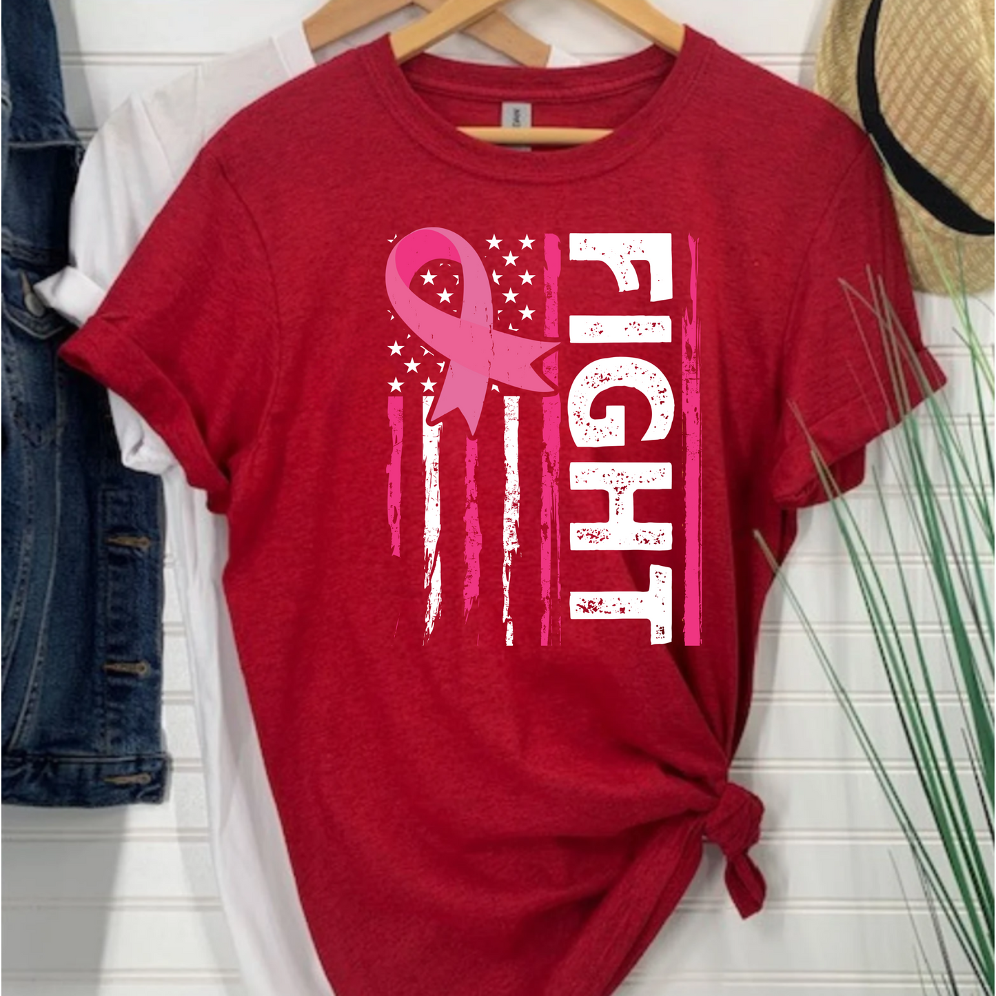 "Fight" Breast Cancer Awareness T-Shirt