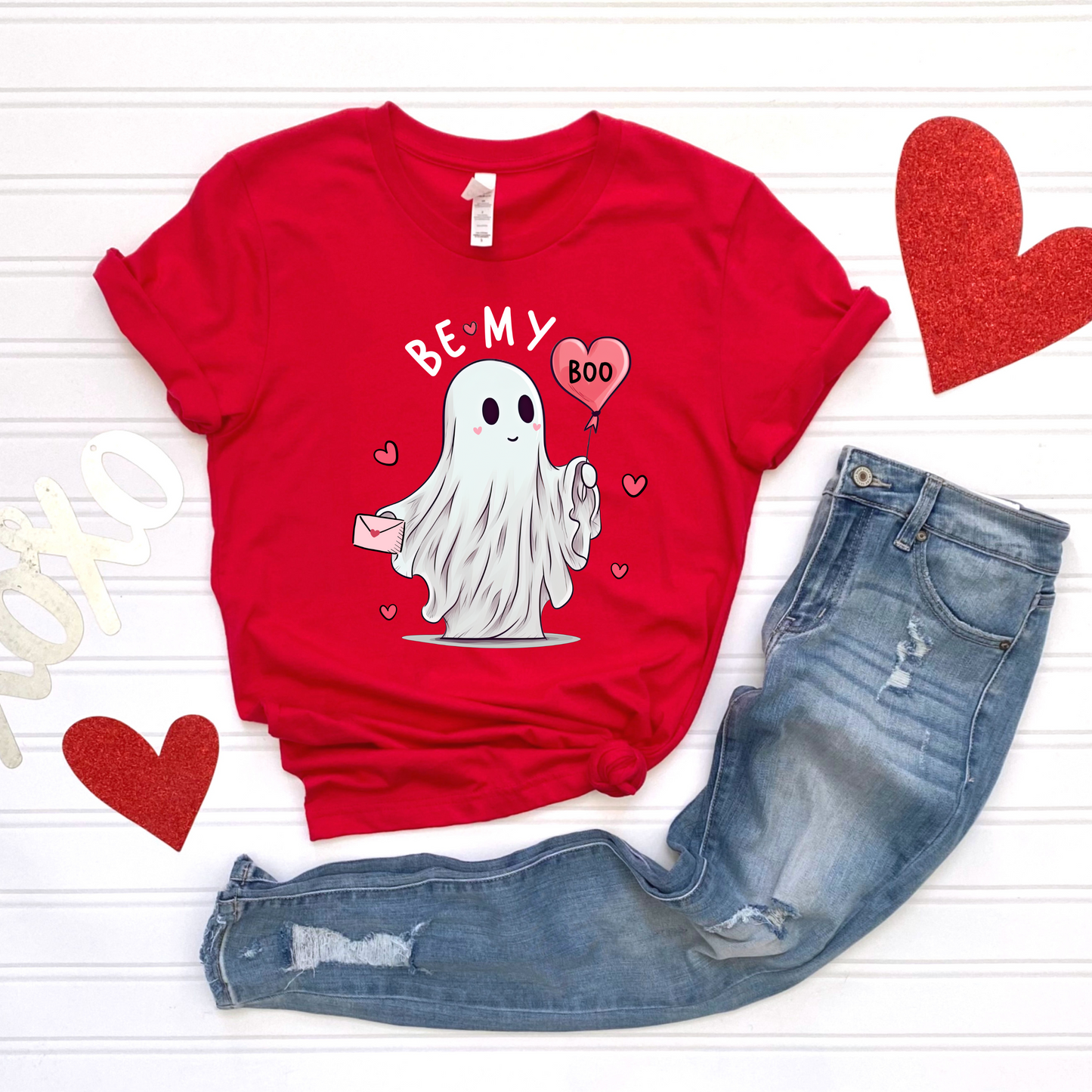 Be my boo Valentines Day T-shirt