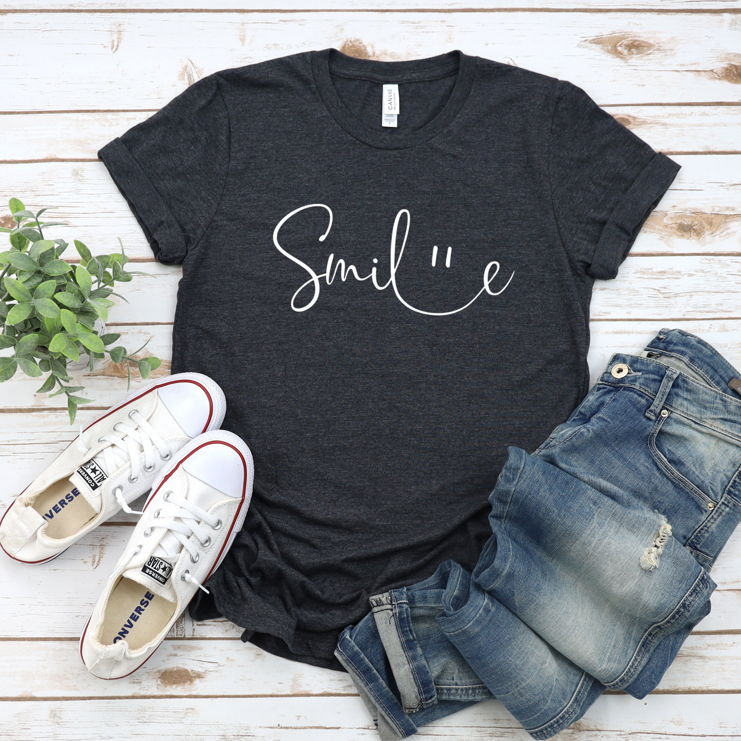 Smiley Face Tee - Unisex Jersey Short Sleeve