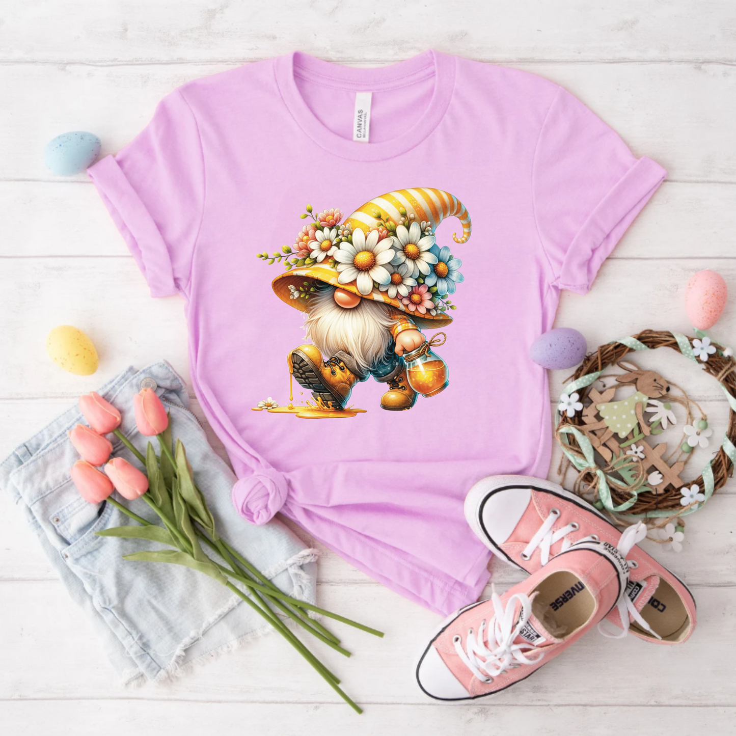 Floral Gnome Tee