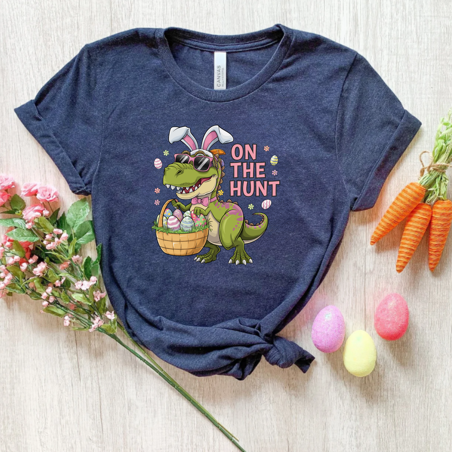 Easter dinosaur "On the hunt" png