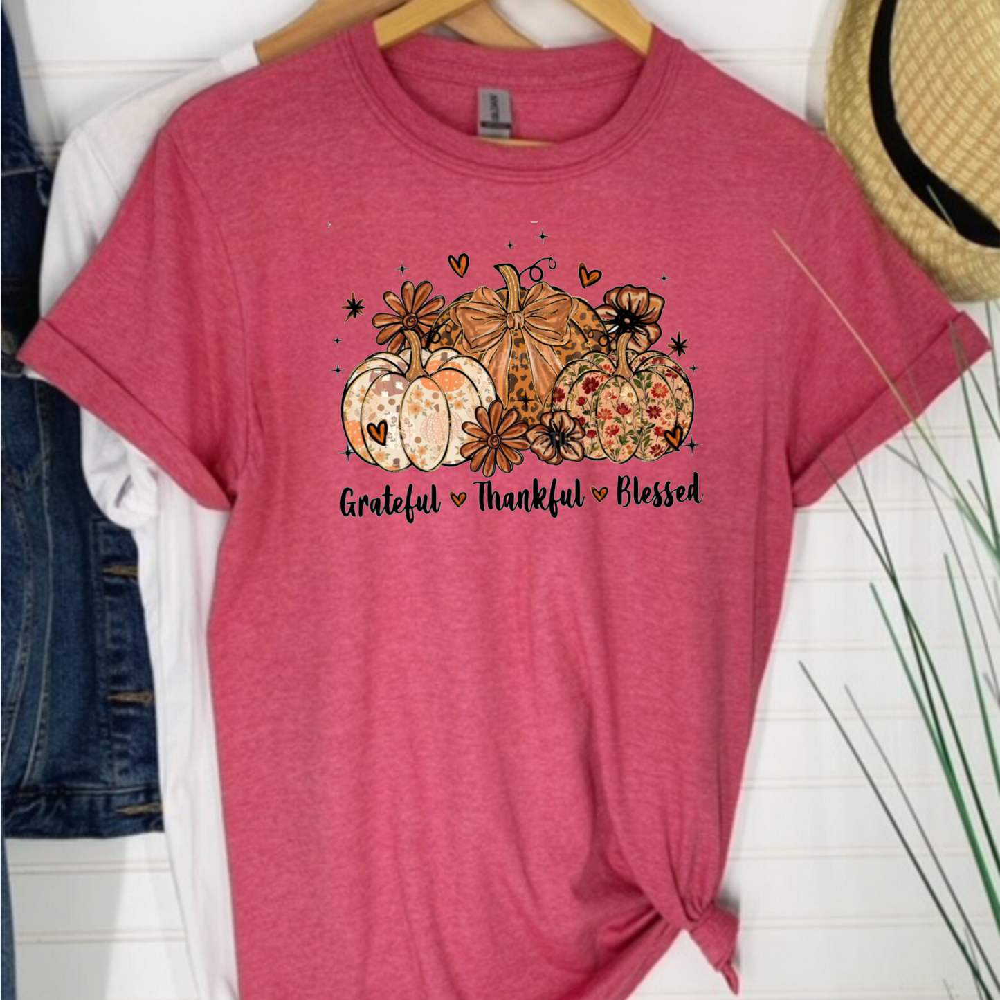 Grateful Thankful Blessed T-Shirt