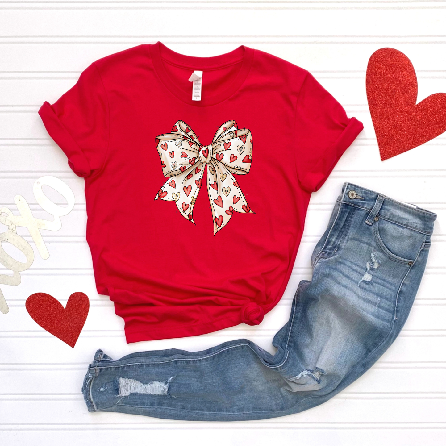 Heart Coquette Bow T-Shirt