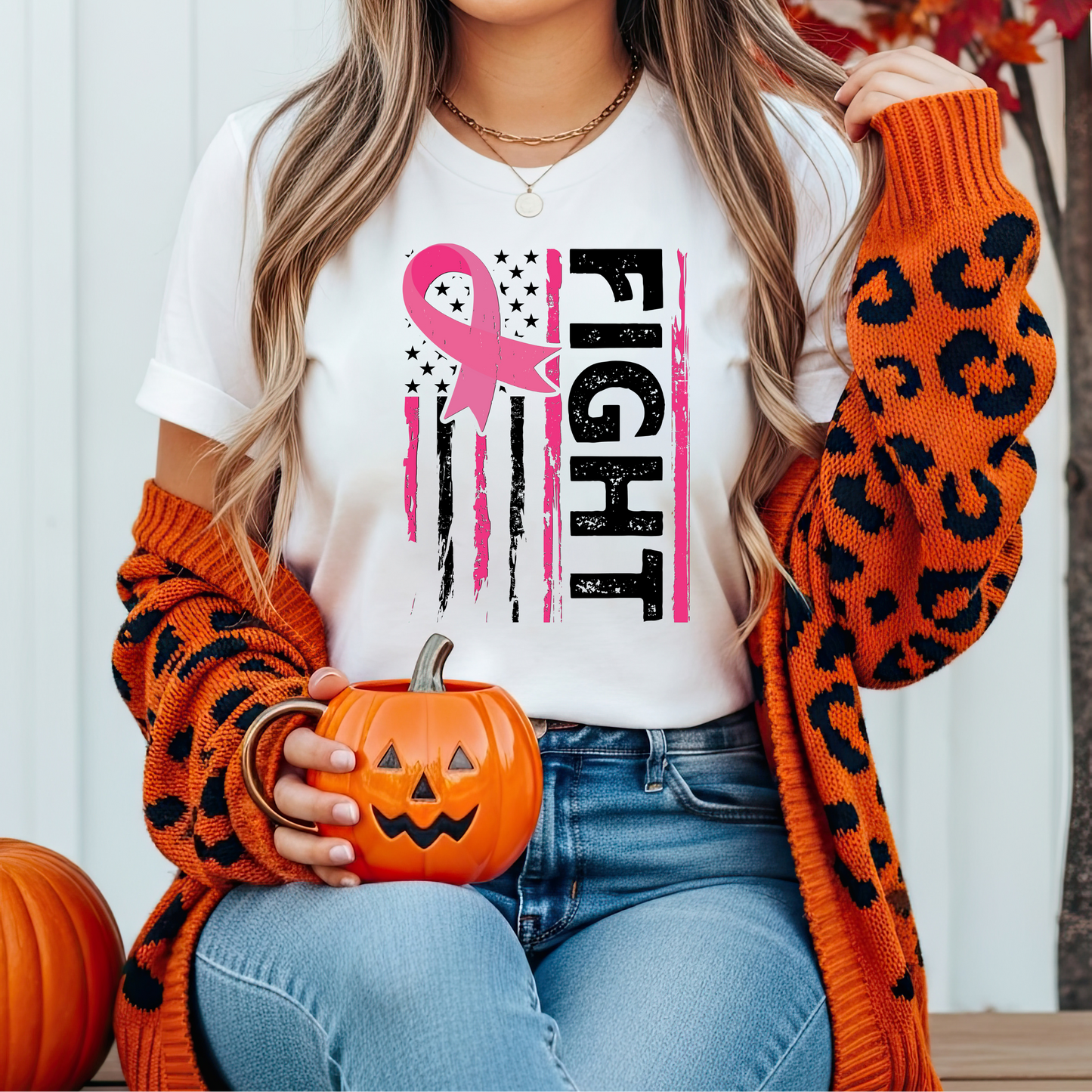 "Fight" Breast Cancer Awareness T-Shirt