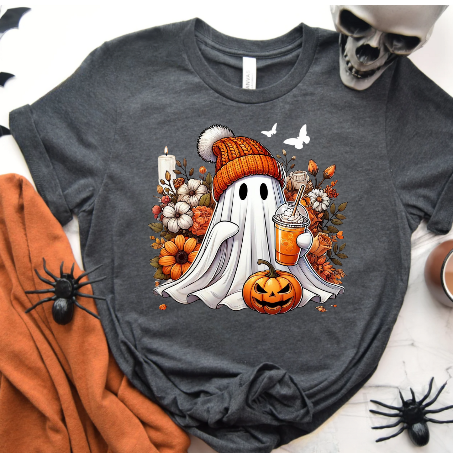 Ghost T-Shirt - Halloween Spirit Unisex Softstyle Tee
