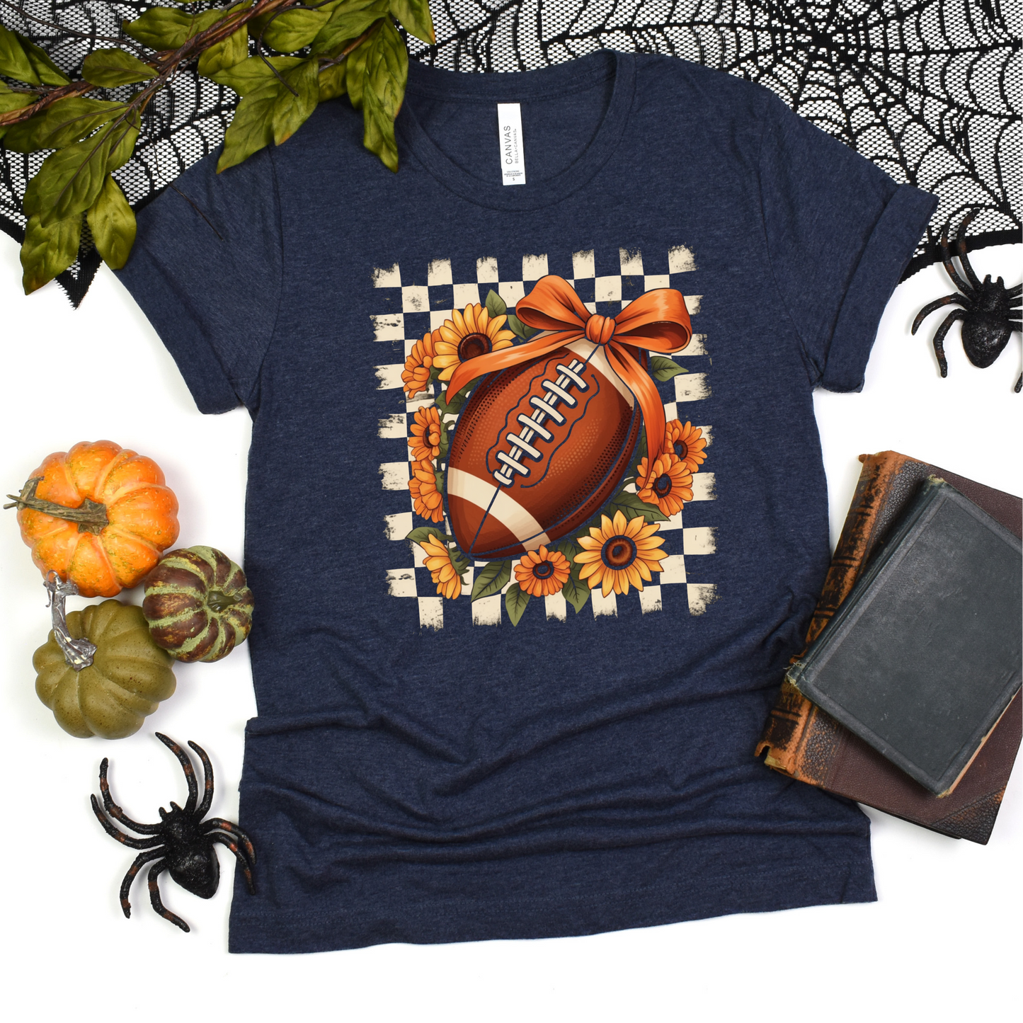 Football Floral Unisex Softstyle T-Shirt | Sports Tee, Gift for Football Fans, Casual Wear, Fall Apparel, Team Spirit Top