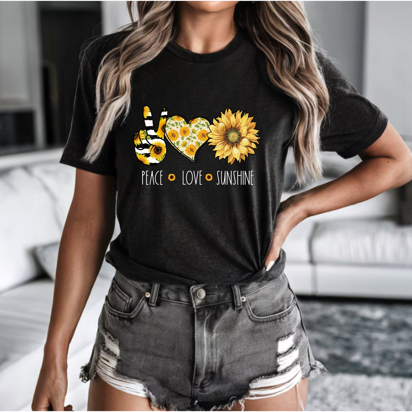 peace, love, sunshine png digital download
