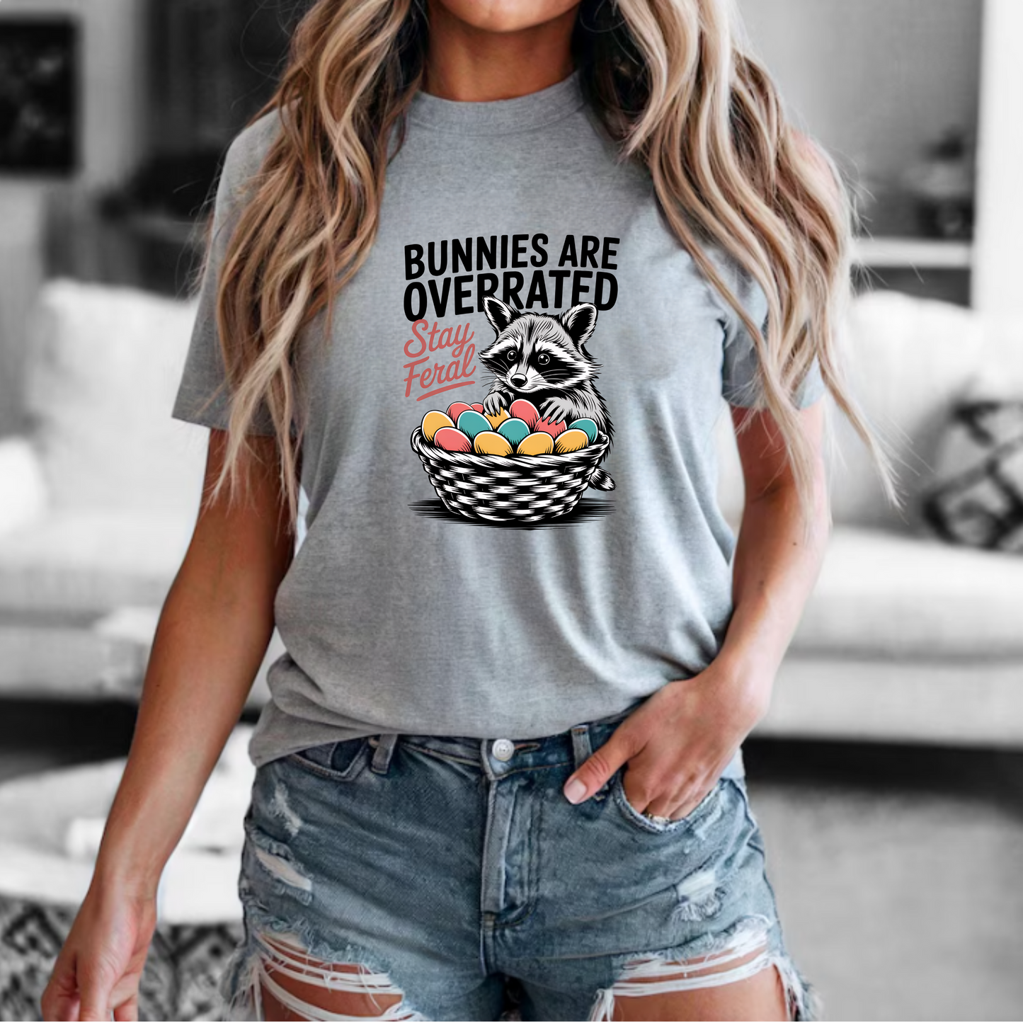 Bunnies are overrated, stay feral raccoon design