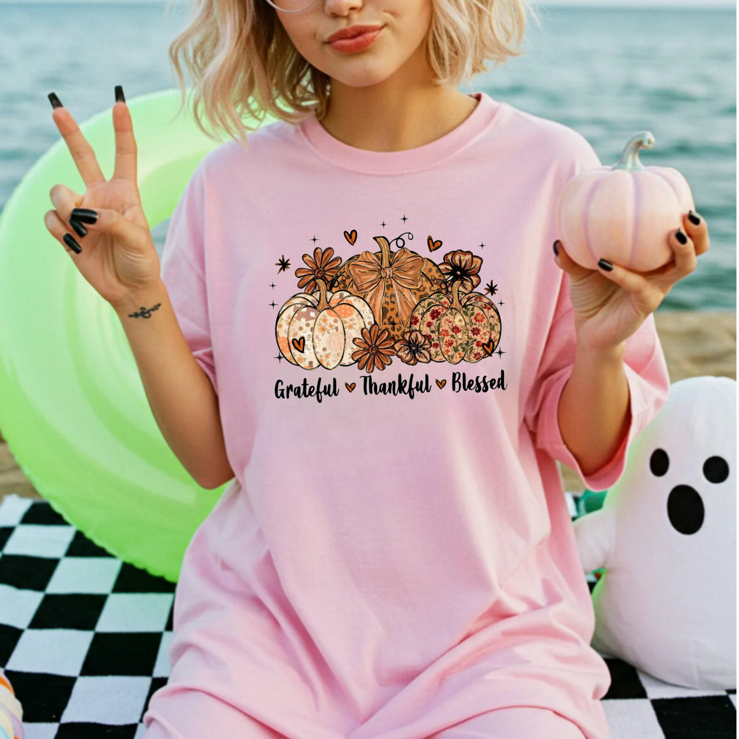 Grateful Thankful Blessed T-Shirt