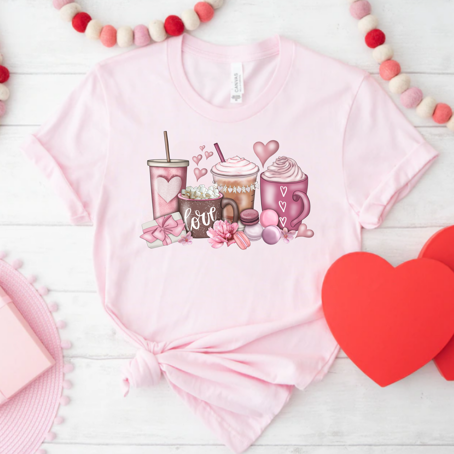 Valentines Day Latte T-shirt