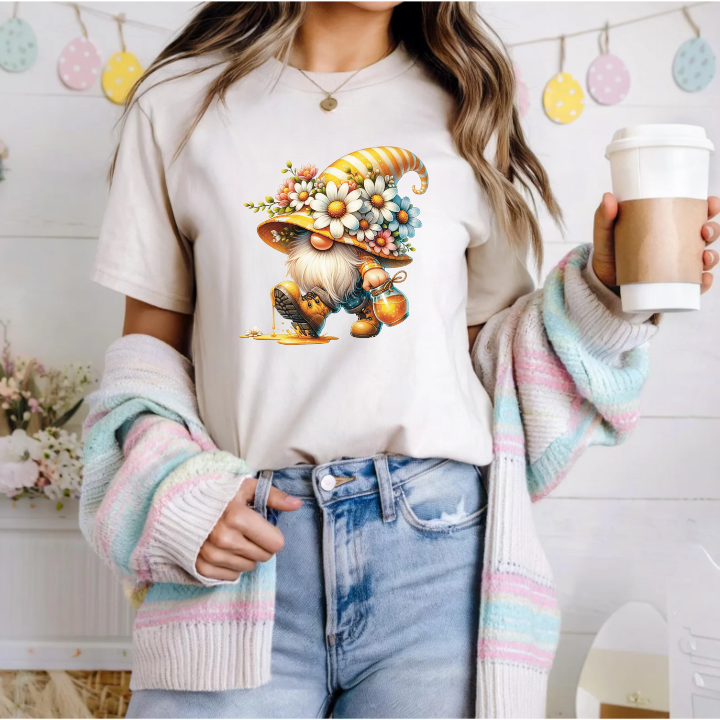 Floral Gnome Tee