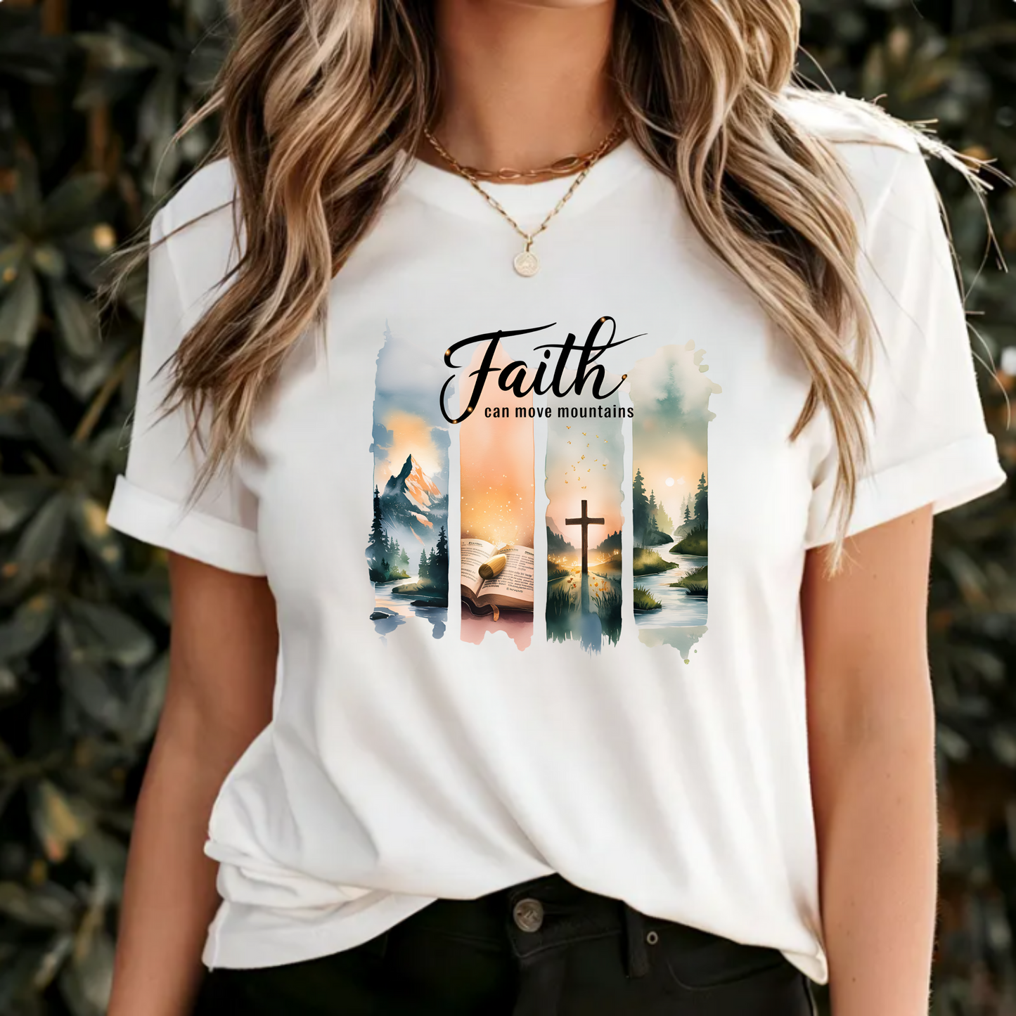 Faith Can Move Mountains Tee