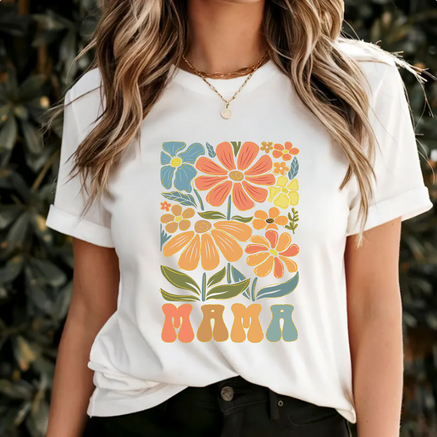 Floral Mama png digital download