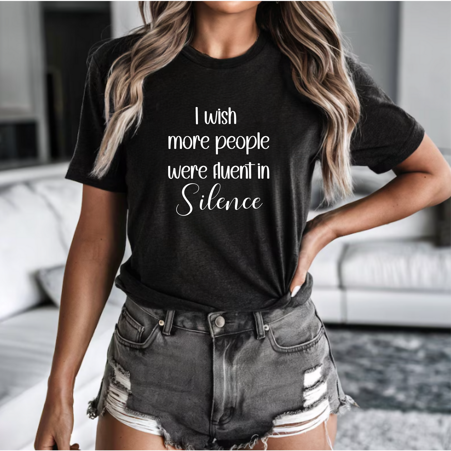 'I wish more people were fluent in silence' Tee