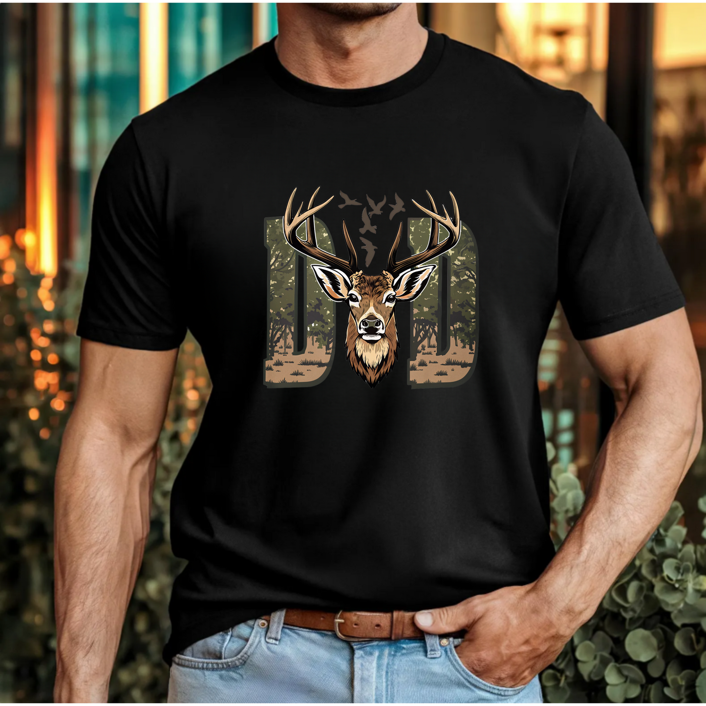 Deer "Dad" png digital download