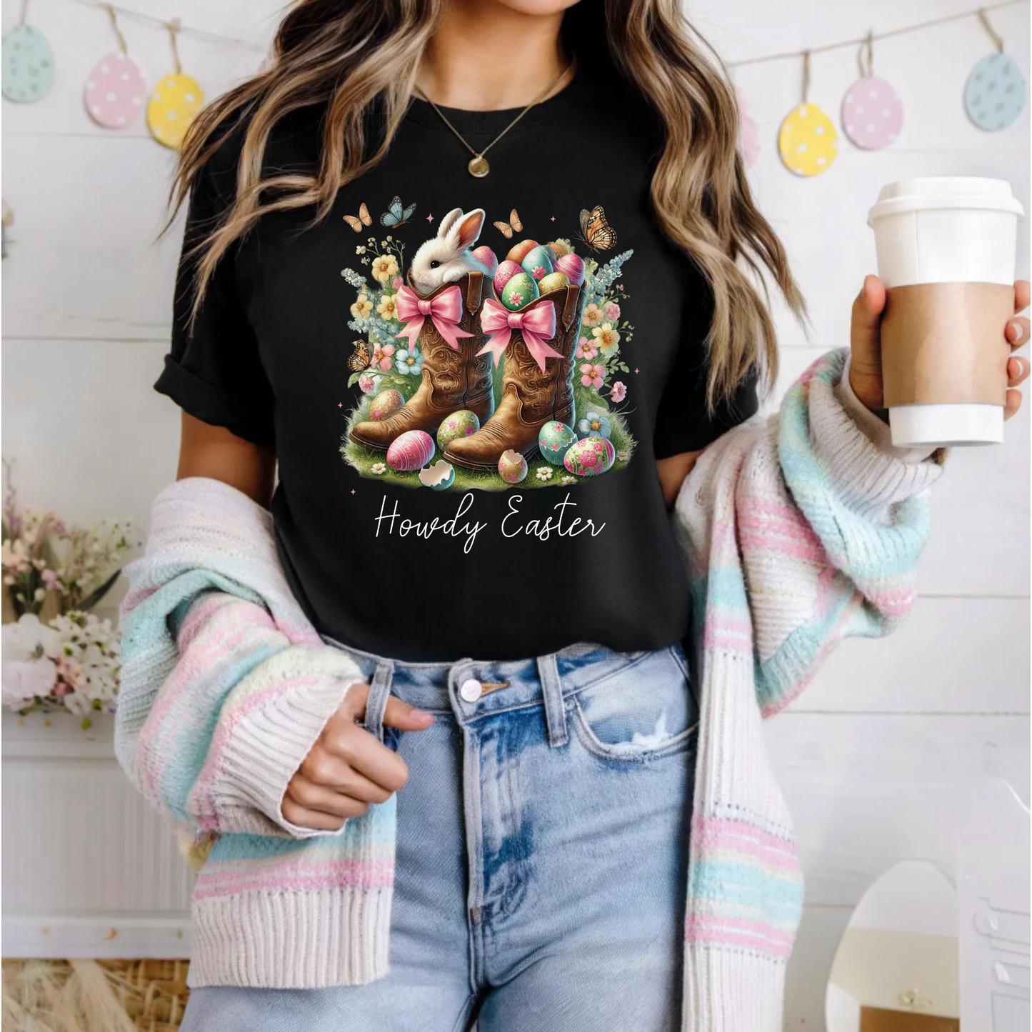 Cowboy Boot Easter T-Shirt