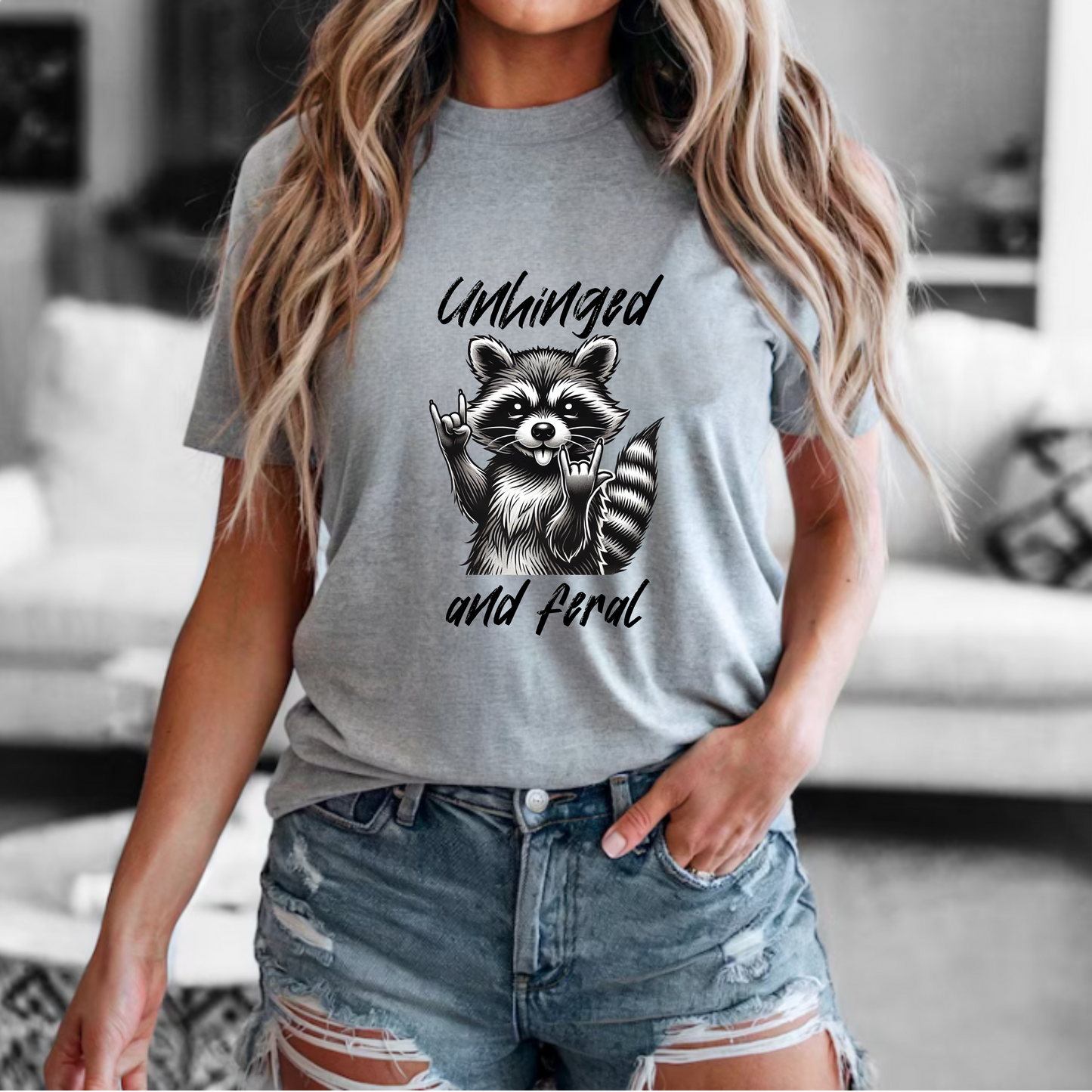 Raccoon Unhinged Unisex Tee
