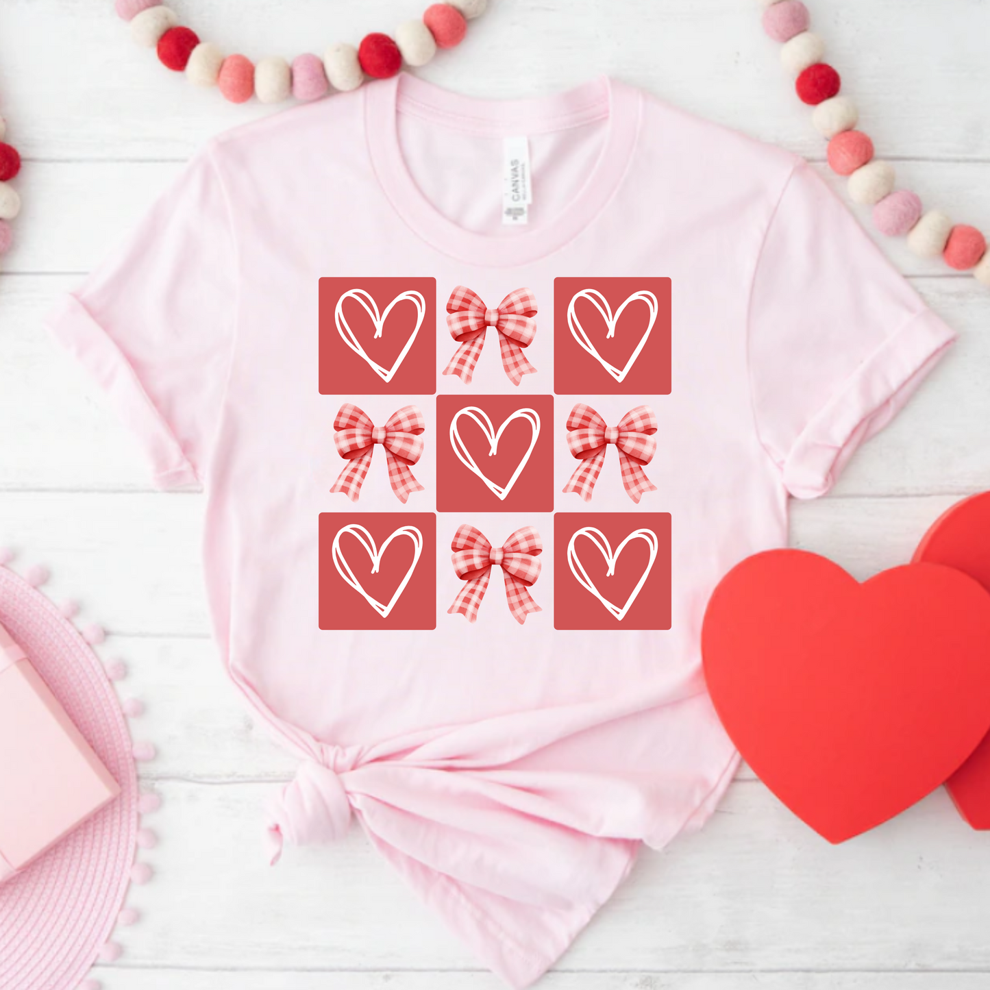 Hearts and bows png