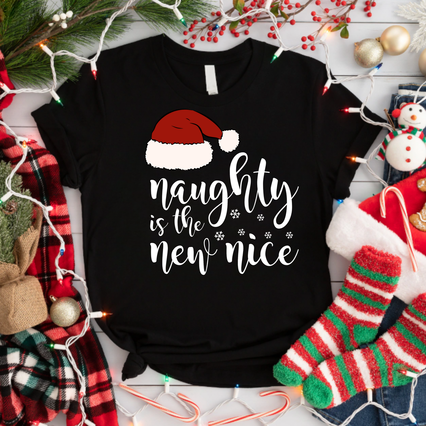 Unisex T-Shirt - 'Naughty is the New Nice' Graphic Tee