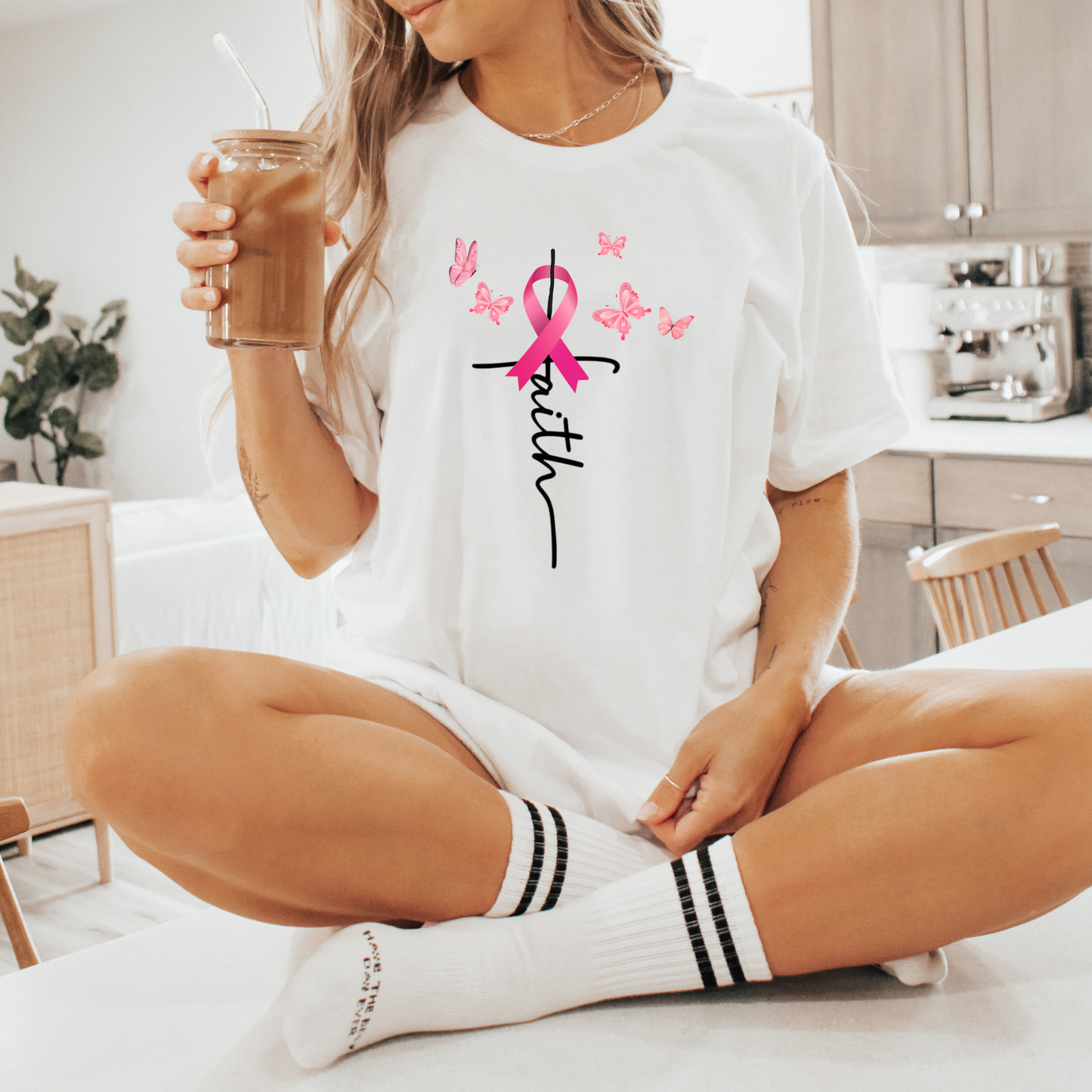 Faith Breast Cancer Awareness PNG