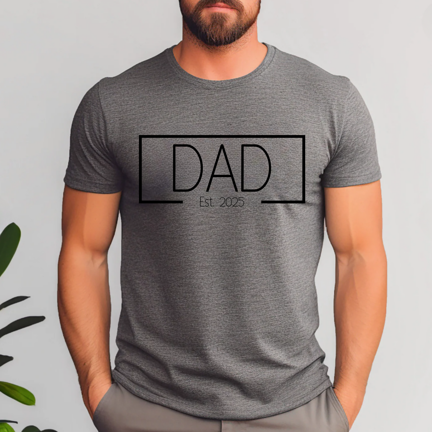T-Shirt Dad est 2025 Unisex Jersey Short Sleeve Tee