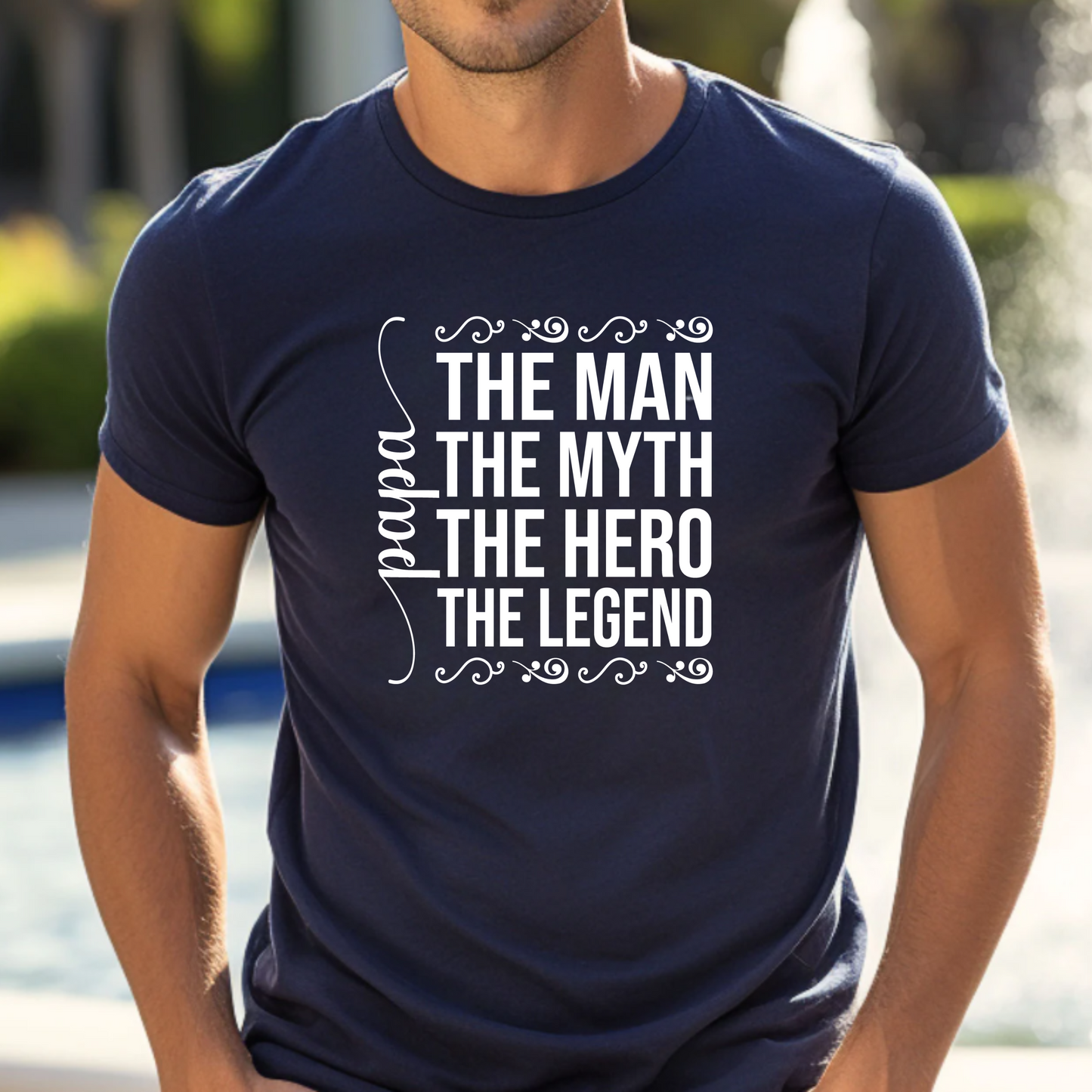Papa-The Man, The Myth, The Hero, The Legend png digital download