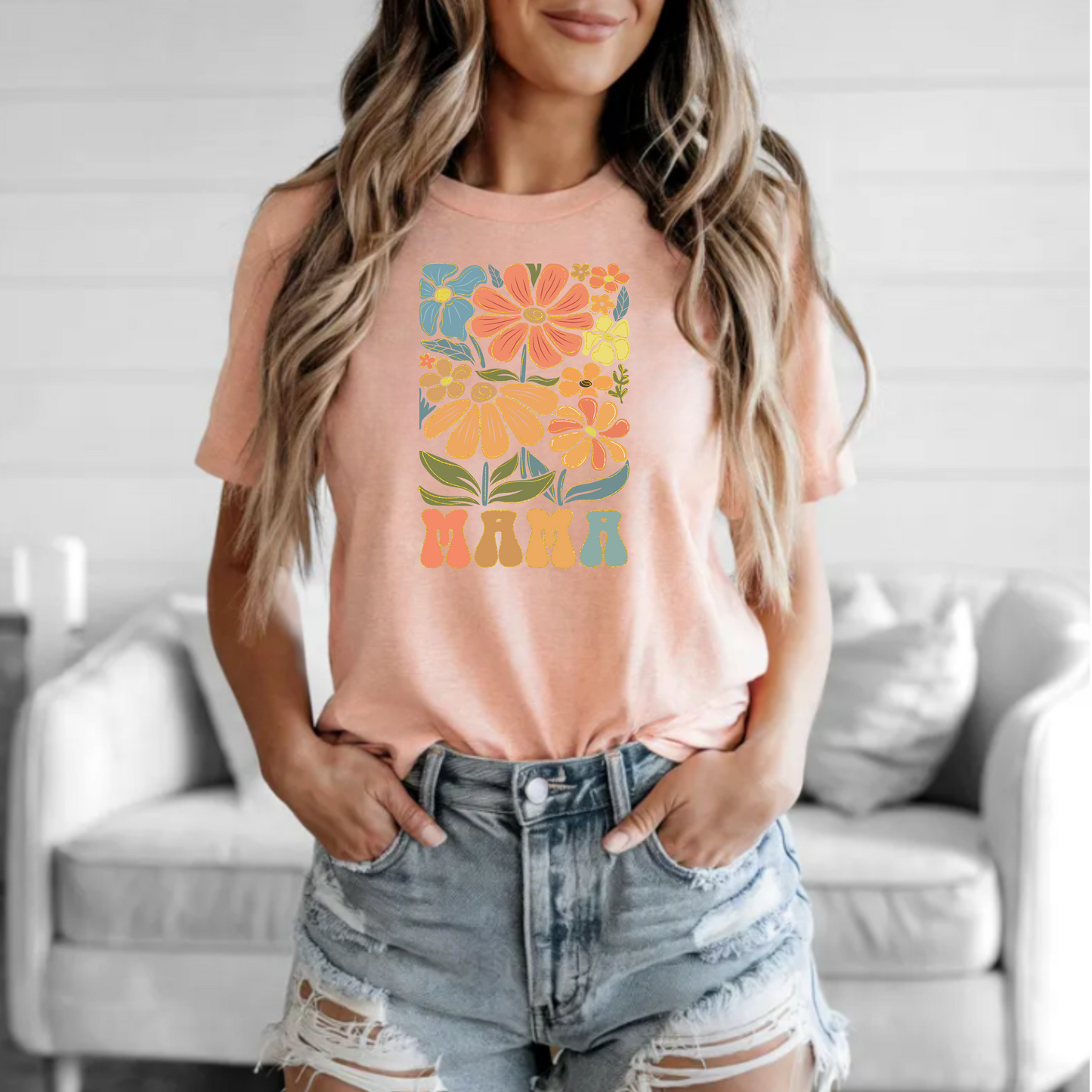 Floral Mama png digital download