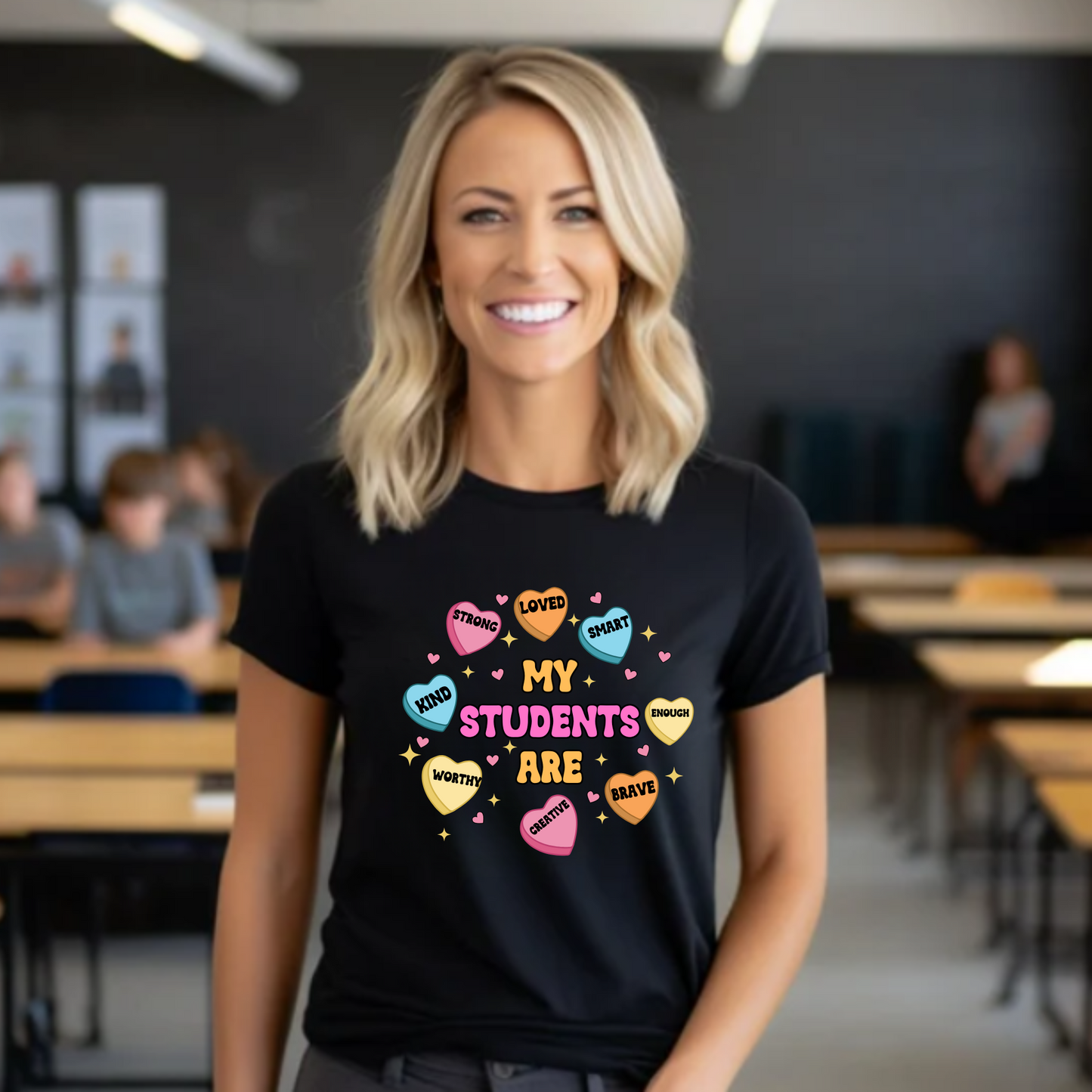 My students are brave, loved, strong, kind, worthy, creative, enough, smart png